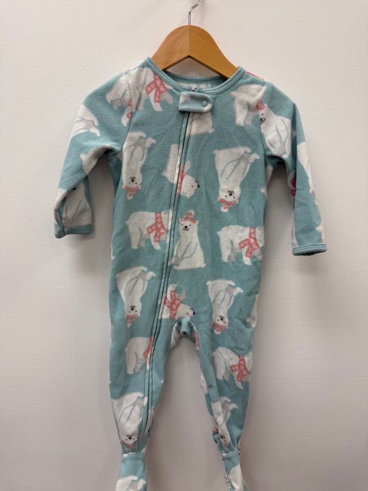 CARTERS BEAR SLEEPER SIZE 12M