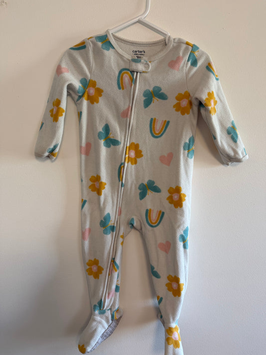 CARTERS FLEECE RAINBOW SLEEPER SIZE 18M