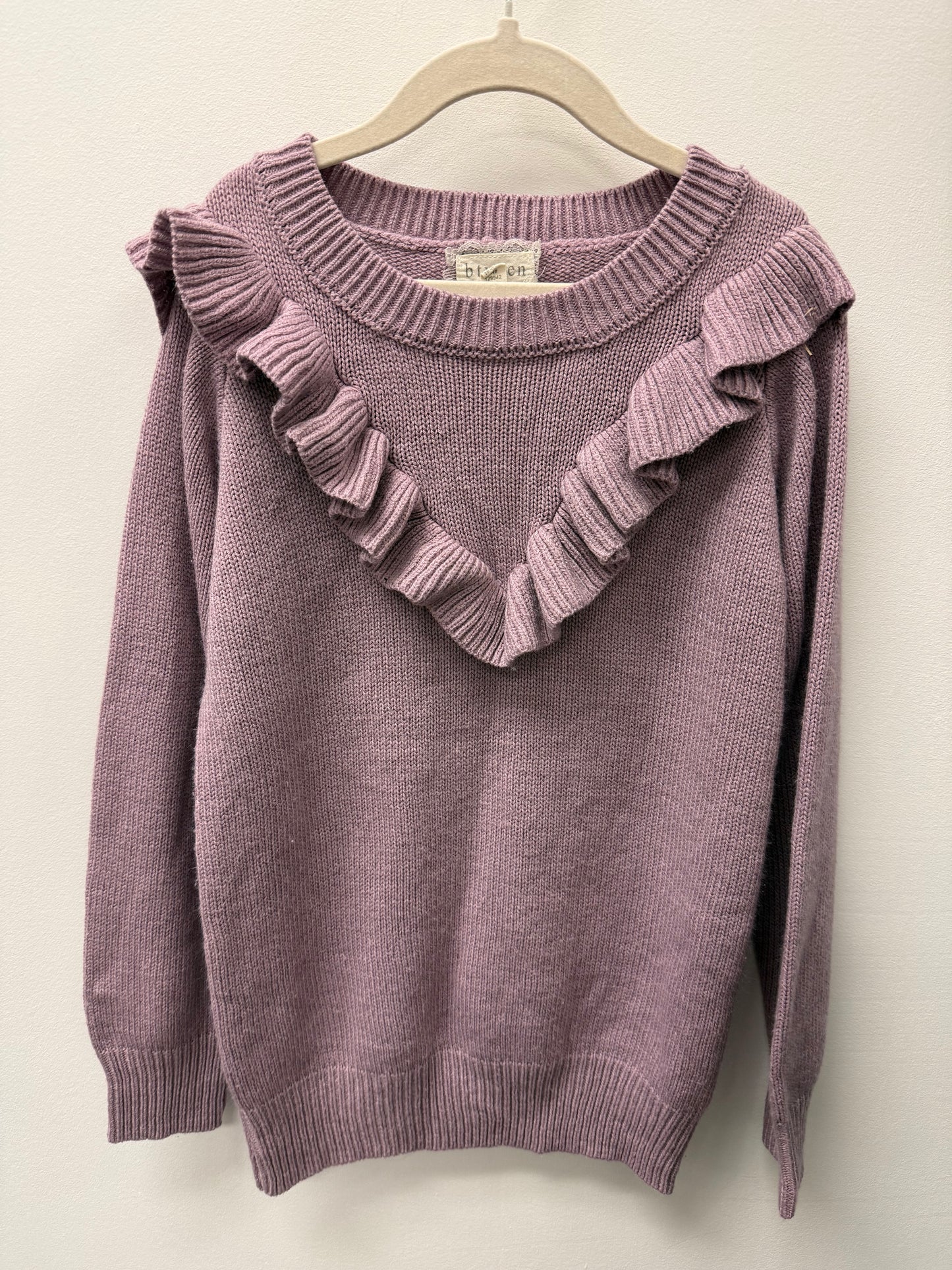 BWTEEN PURPLE SWEATER SIZE 10-12