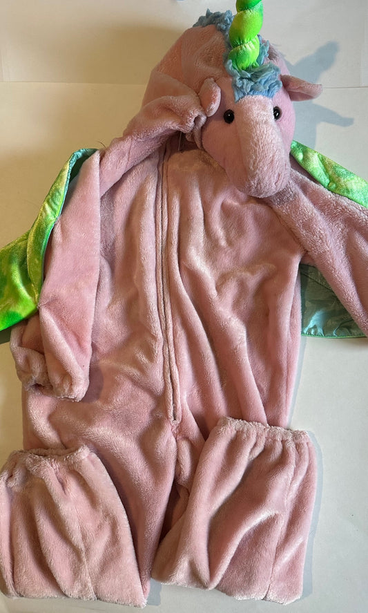 *Play* Unknown Brand, Fleece Pink Unicorn Costume - Size 4-6X