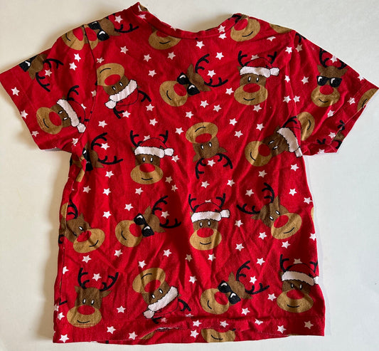 Denim & Flower, Red Reindeer T-Shirt - Size 5/6