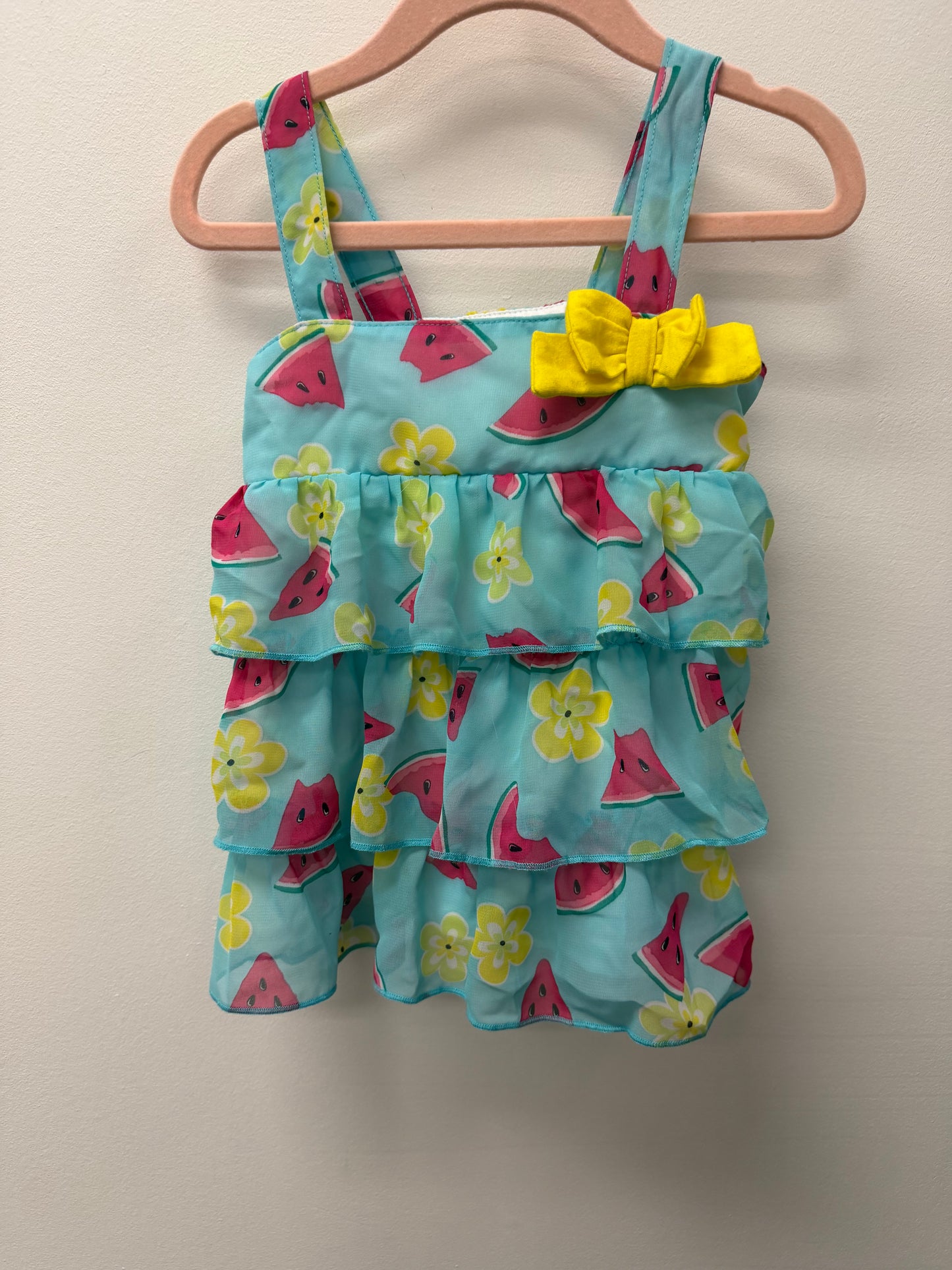 GEORGE WATERMELON DRESS SIZE 18-24M