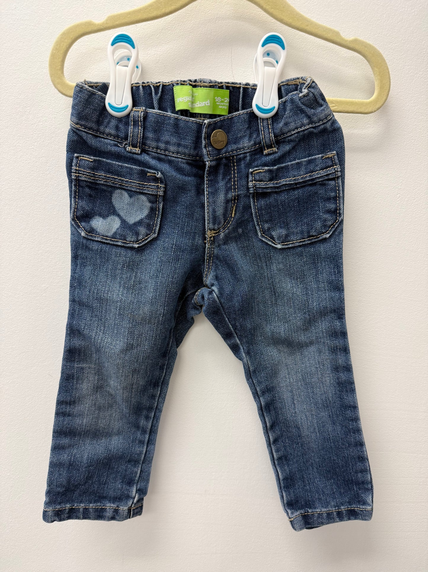 OLD NAVY HEART POCKET JEANS SIZE 18-24M