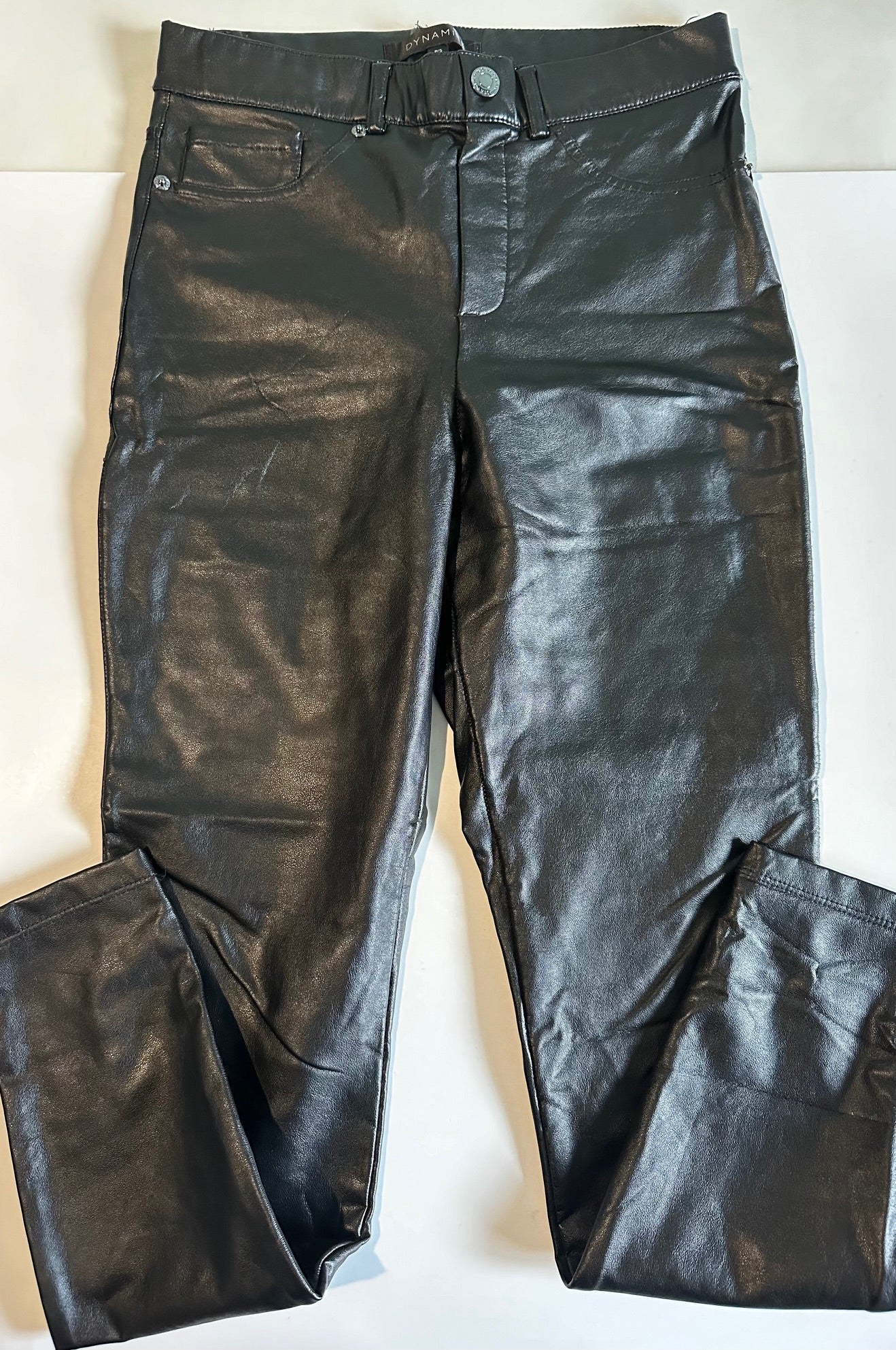 *Adult* Dynamite, Black Faux Leather Pants - Size Small – Linen for Littles