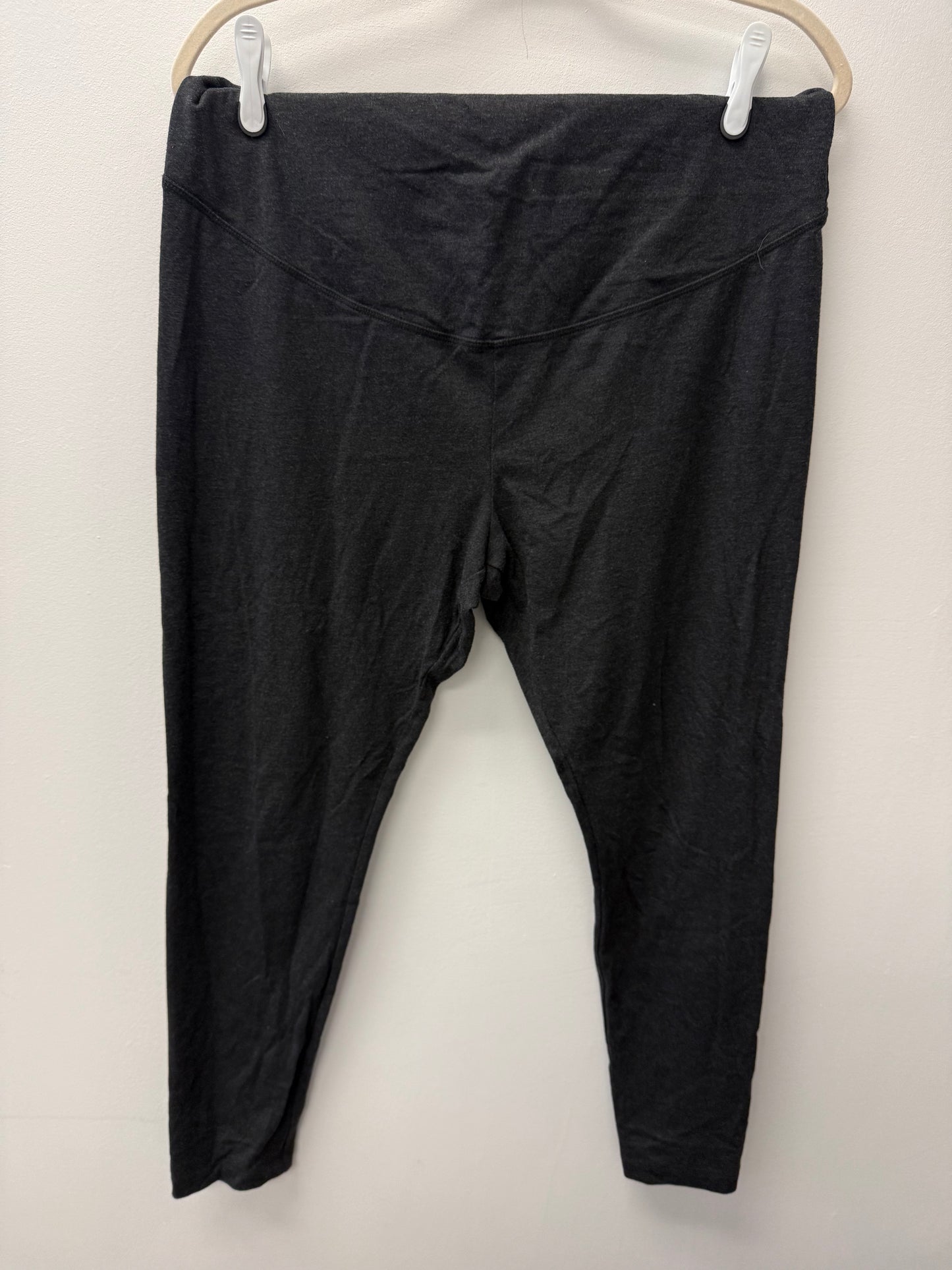 OLD NAVY GREY MATERNITY LEGGINGS SIZE LARGE