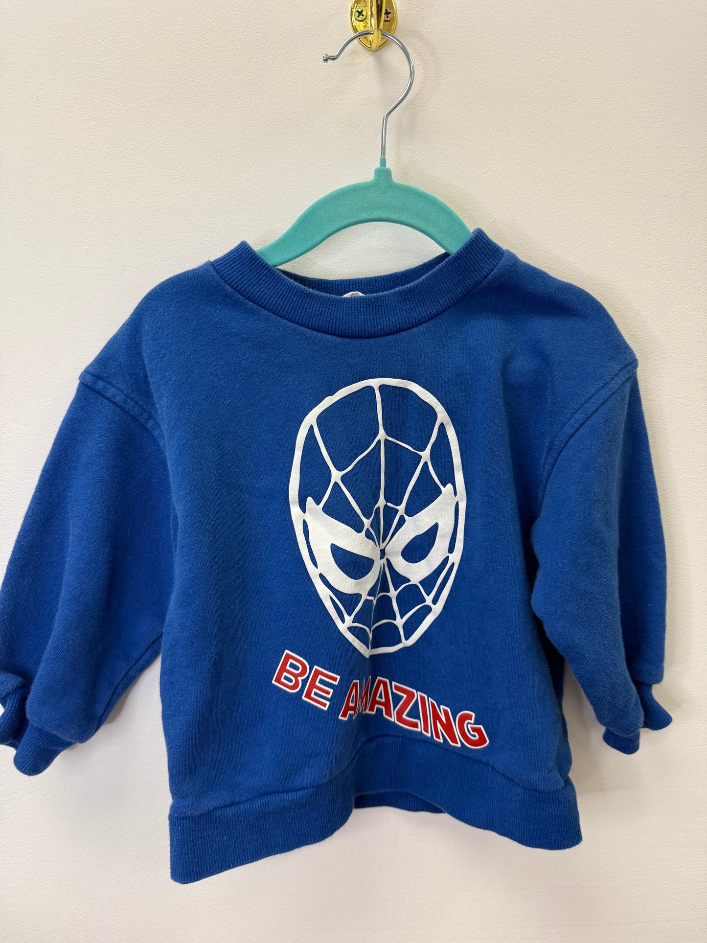 H&M SPIDER MAN CREW SIZE 2T