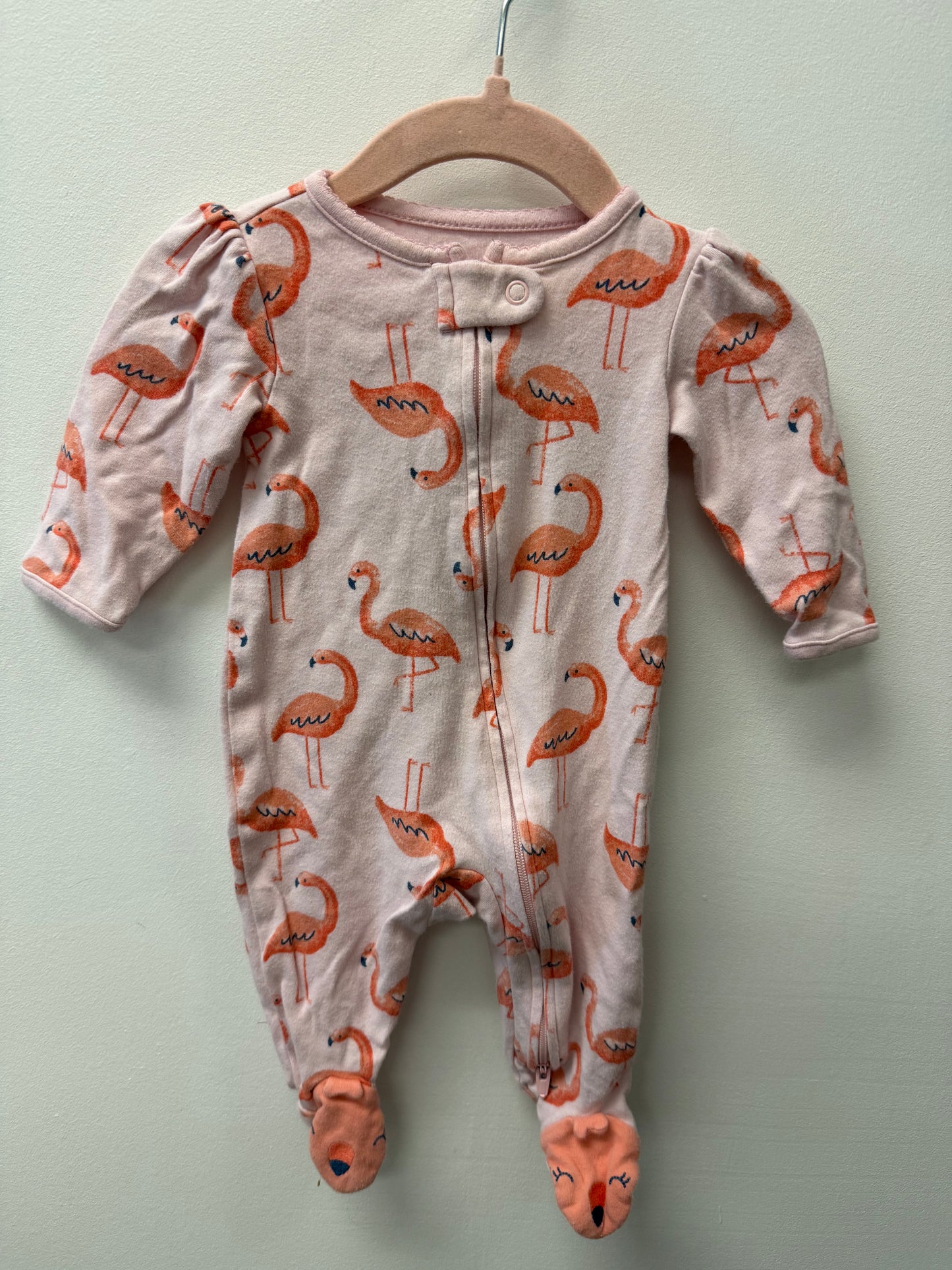CARTERS FLAMINGO SLEEPER SIZE 0-3M