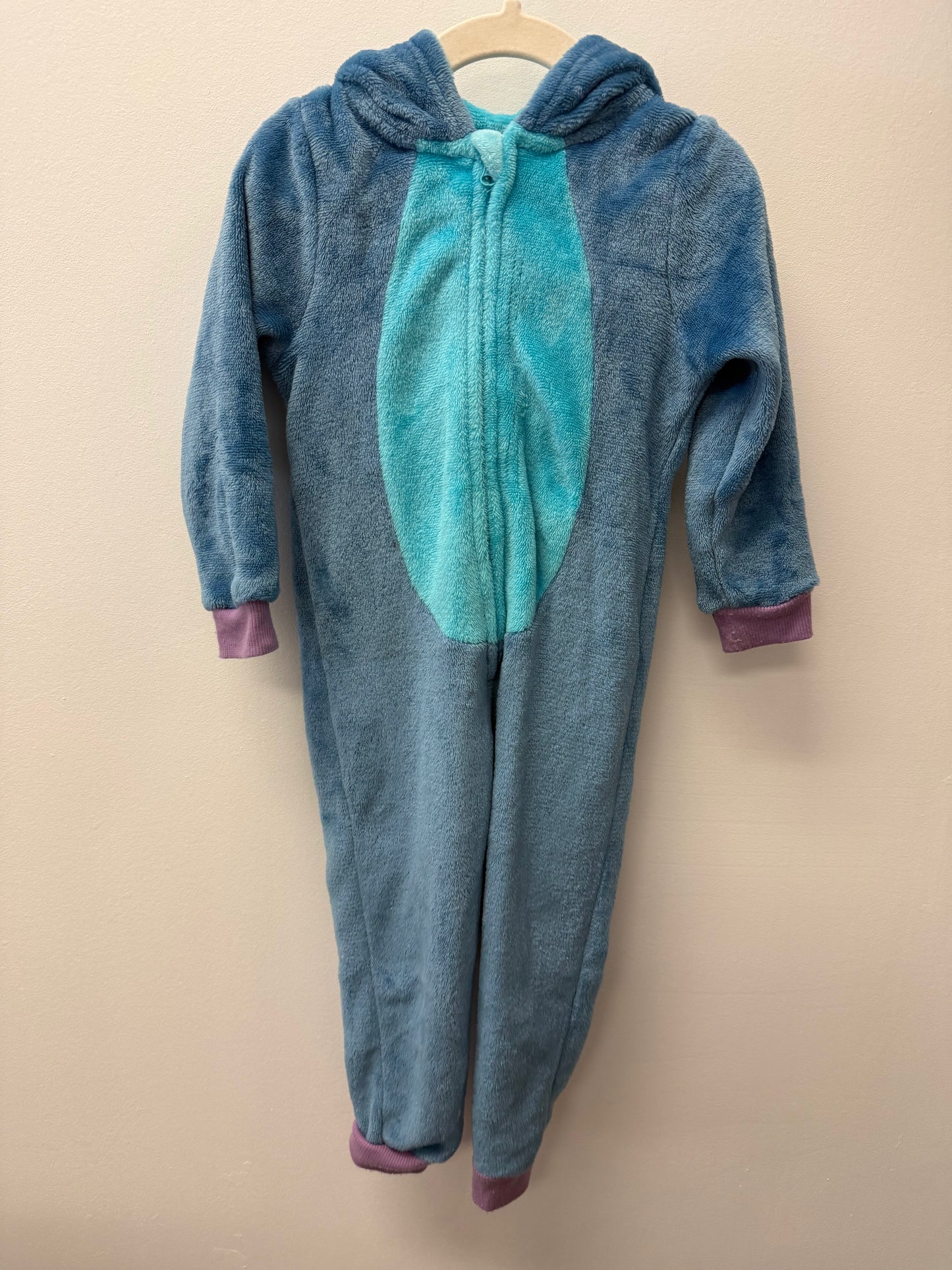 STICH HOODED ONESIE  SIZE 3T