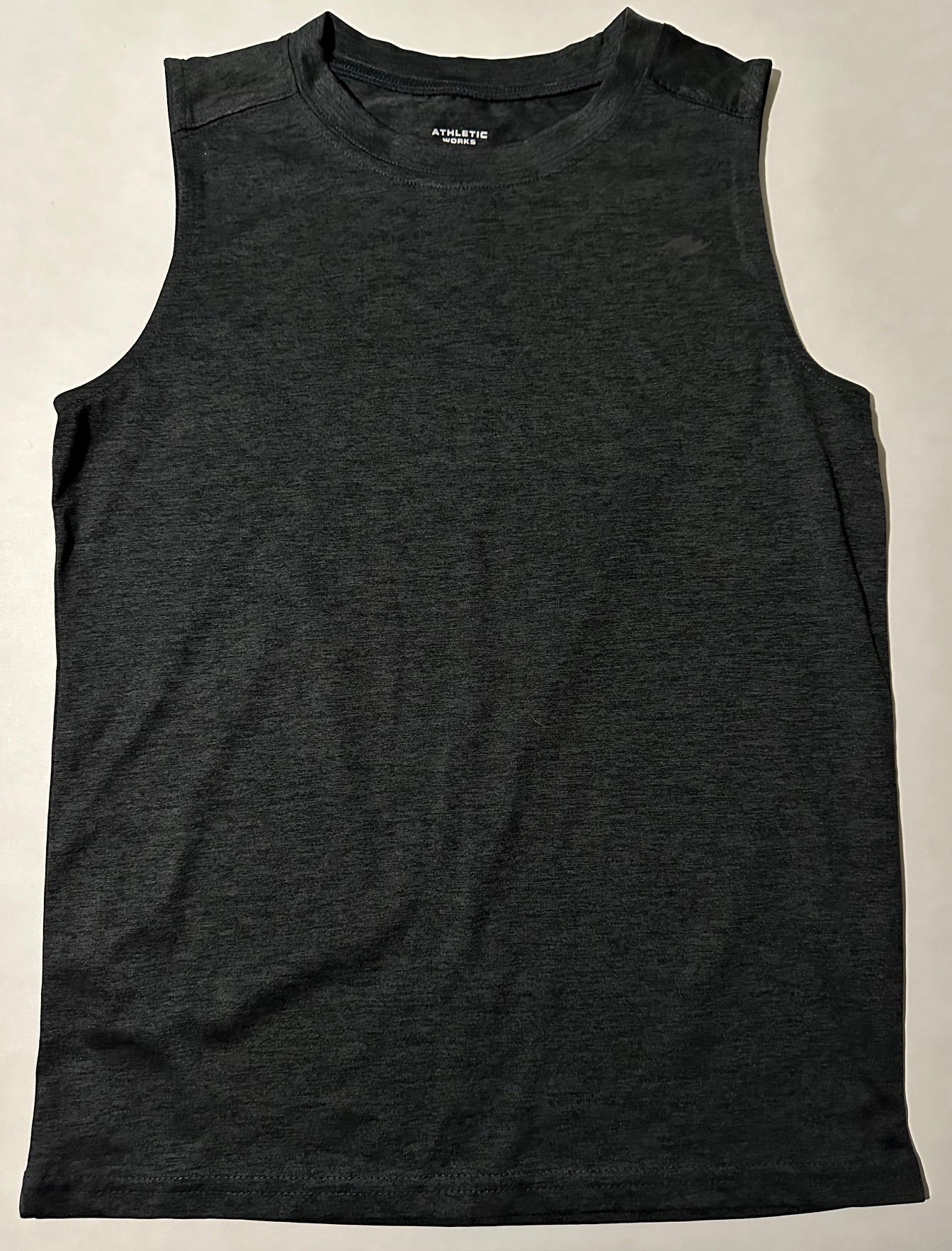 Athletic Works, Black Dri-More Muscle Shirt - Size Large (10-12)