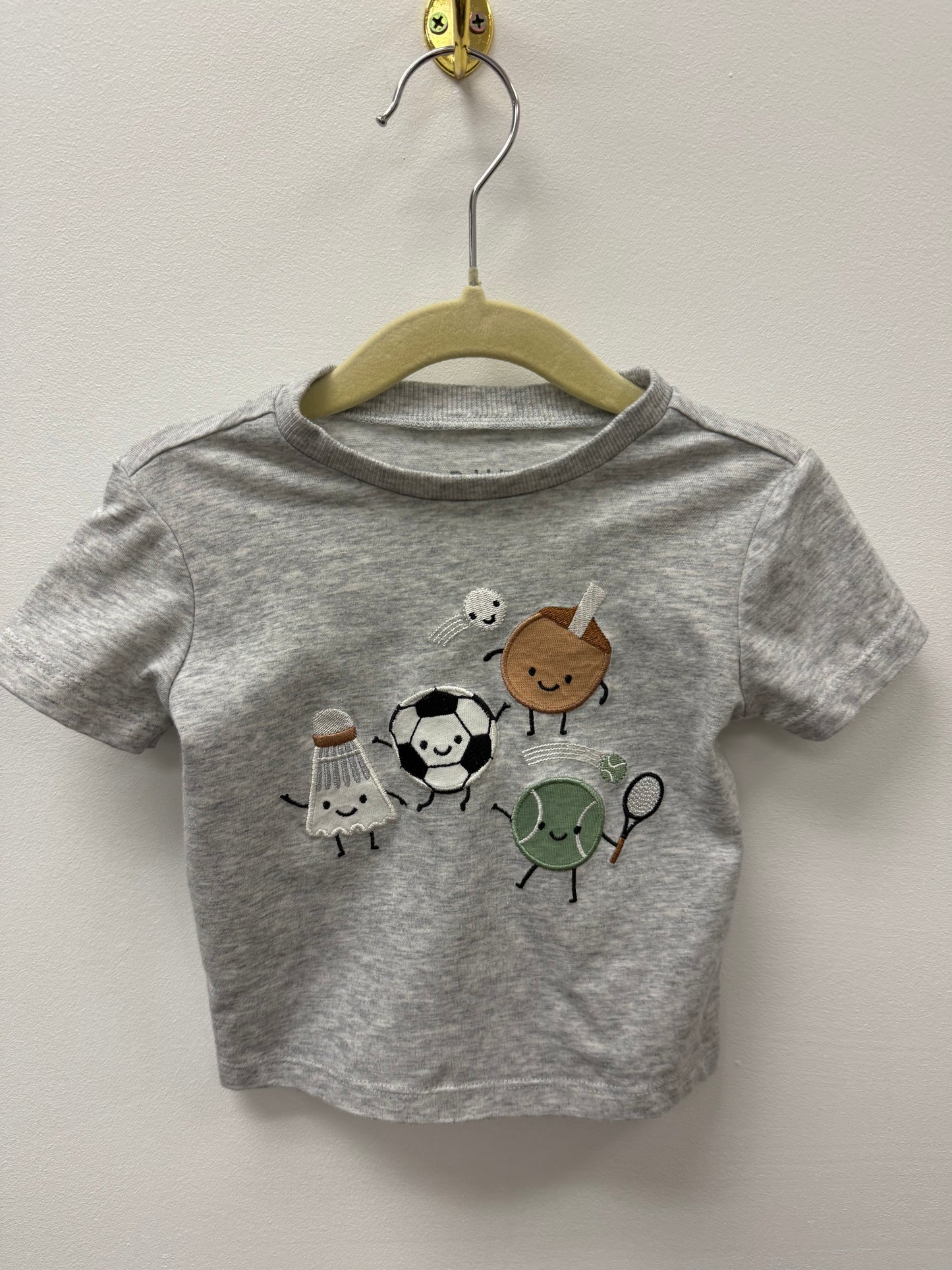 PEKKLE GREY SPORTS SHIRT SIZE 12M