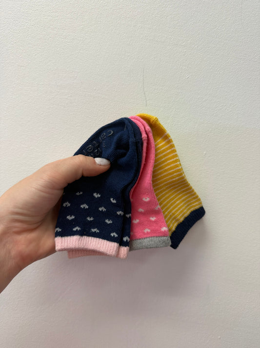 NEW CARTERS SOCKS 3 PACK SIZE 3-12M