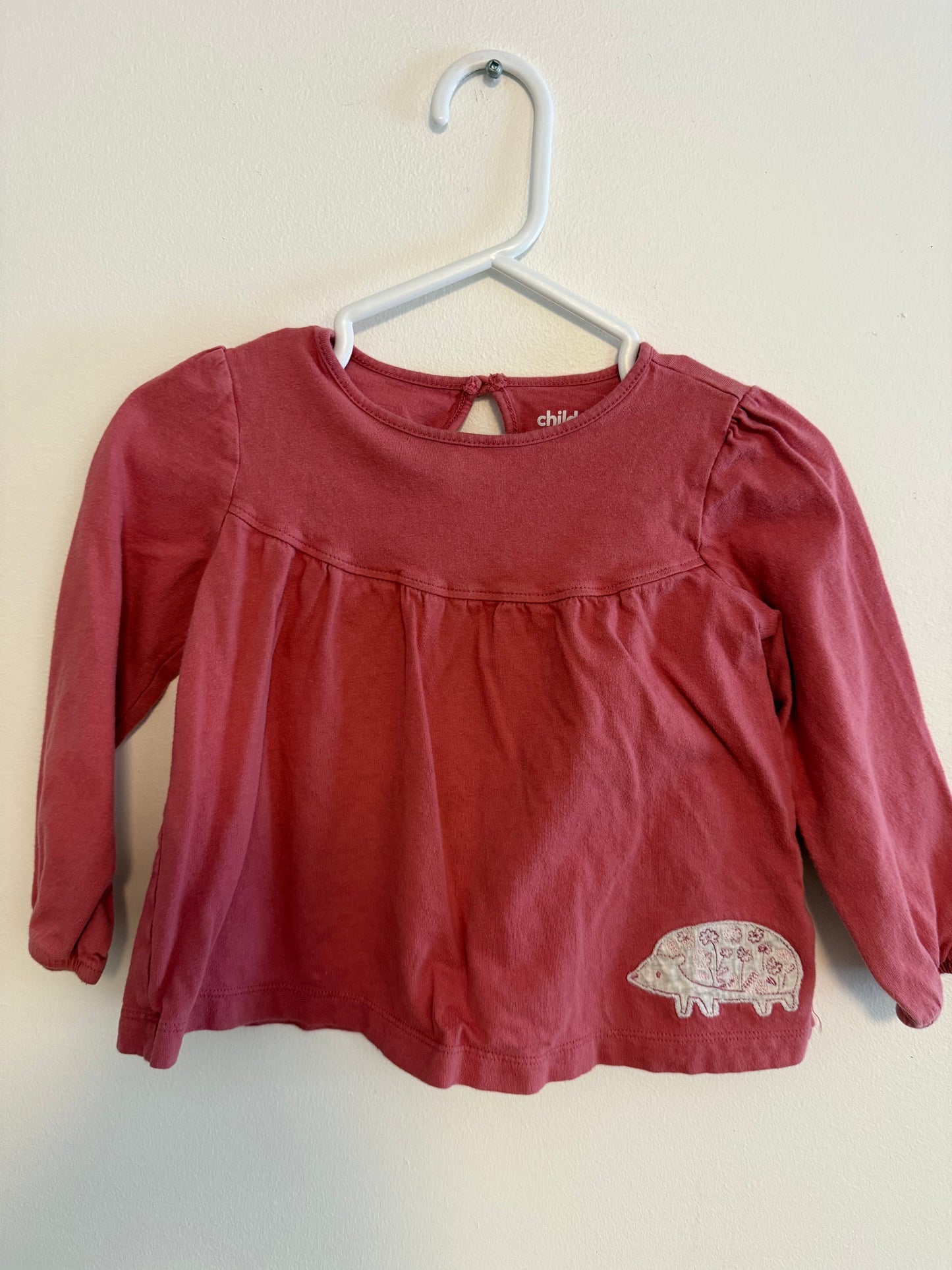 CARTERS HEDGEHOG SHIRT SIZE 24M