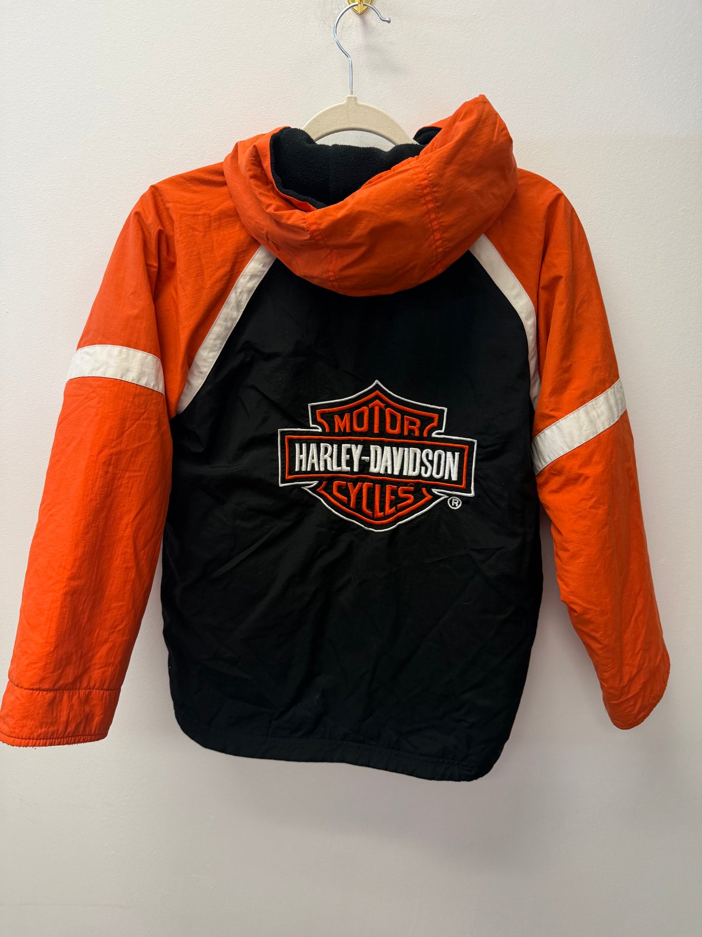 HARLEY DAVIDSON REVERSIBLE JACKET SIZE 12-14