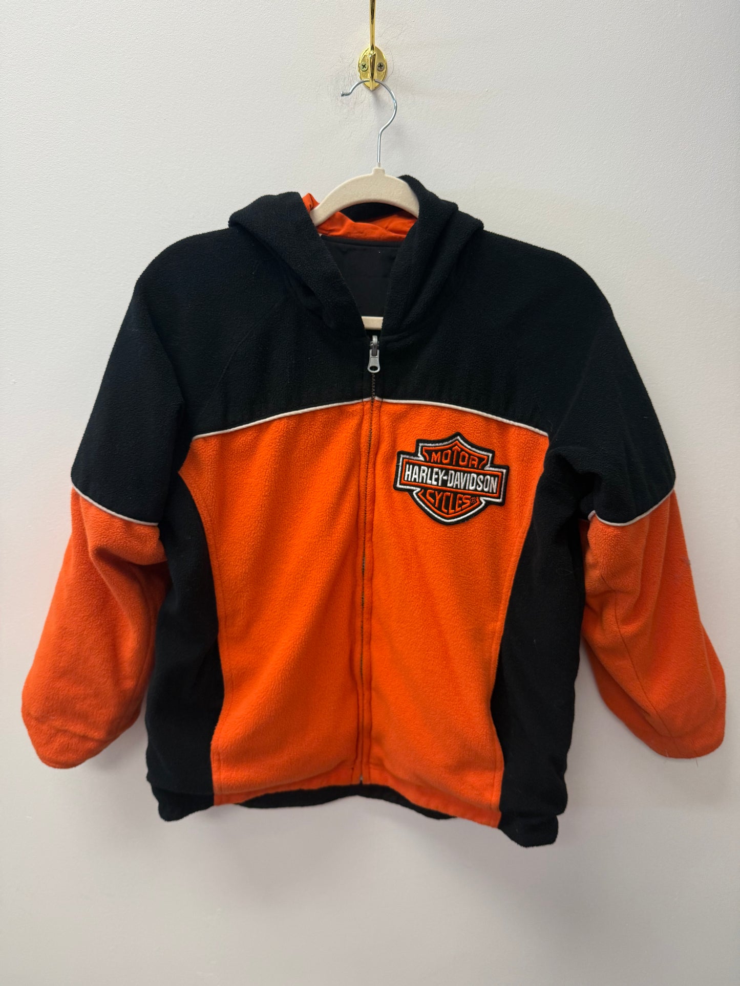 HARLEY DAVIDSON REVERSIBLE JACKET SIZE 12-14