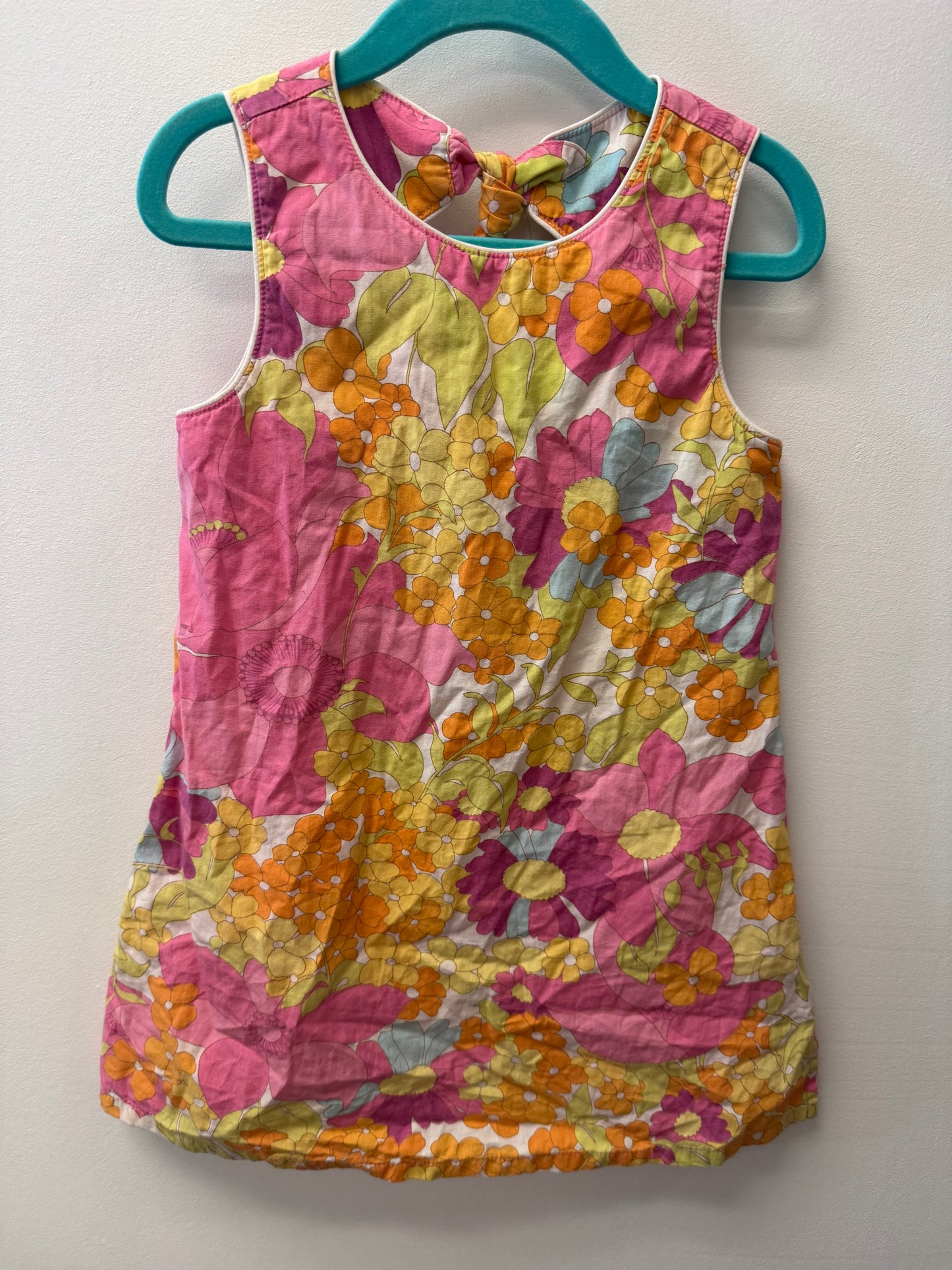 GYMBOREE BRIGHT FLORAL DRESS SIZE 4T
