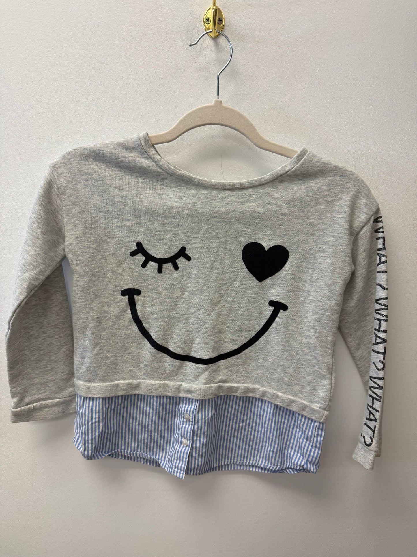 H&M SMILE SHIRT SIZE 6-8