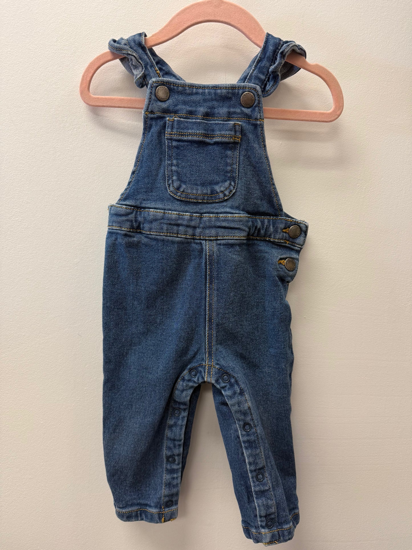 JOE FRESH OVERALLS SIZE 6-12M