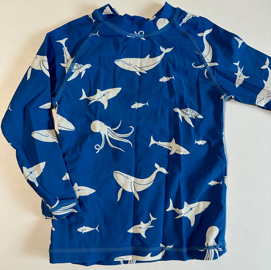 Anko, Blue Sea Creatures Swim Shirt - Size 2T