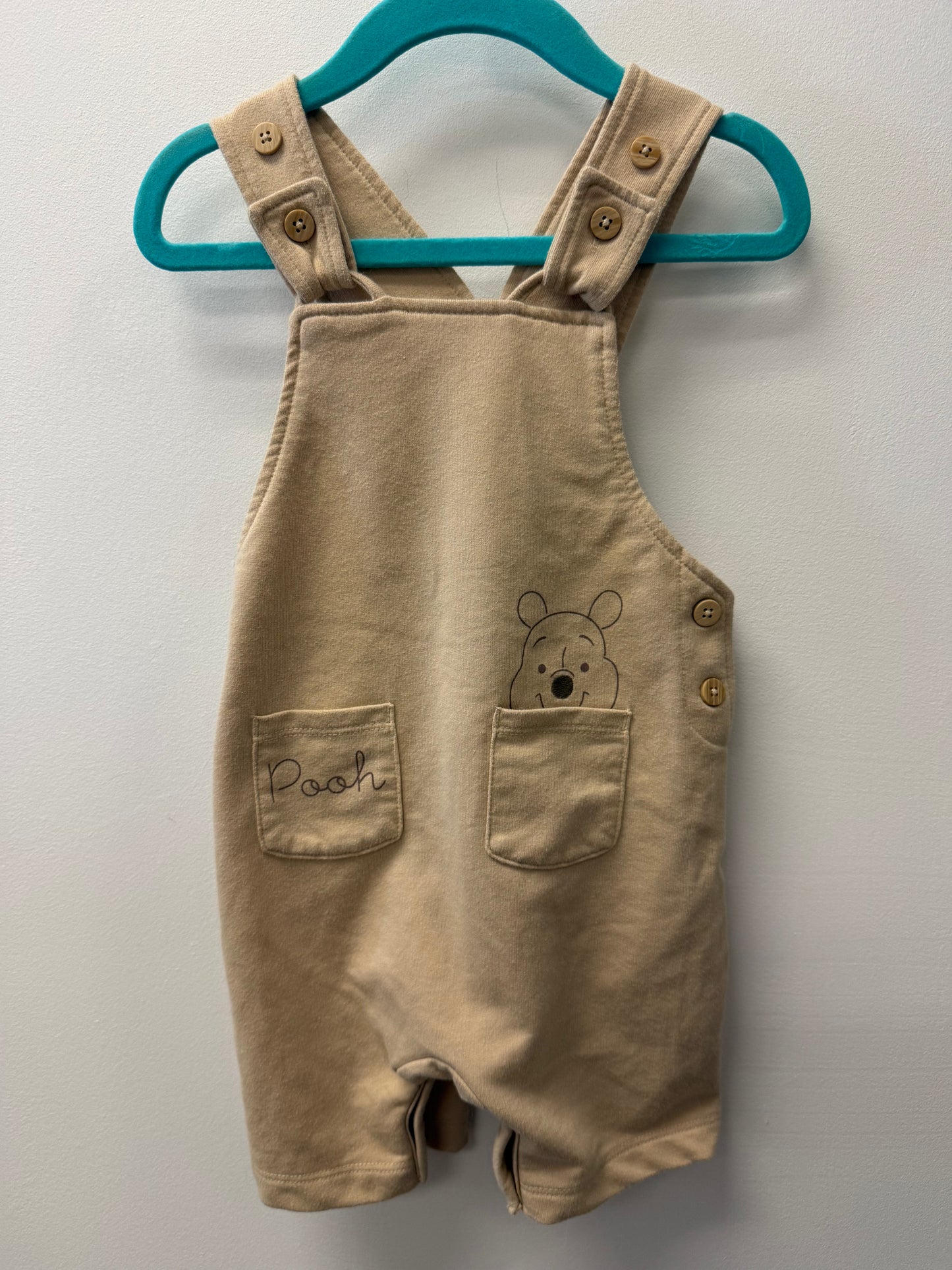 DISNEY WINNIE THE POOH OVERALLS SIZE 12-18M