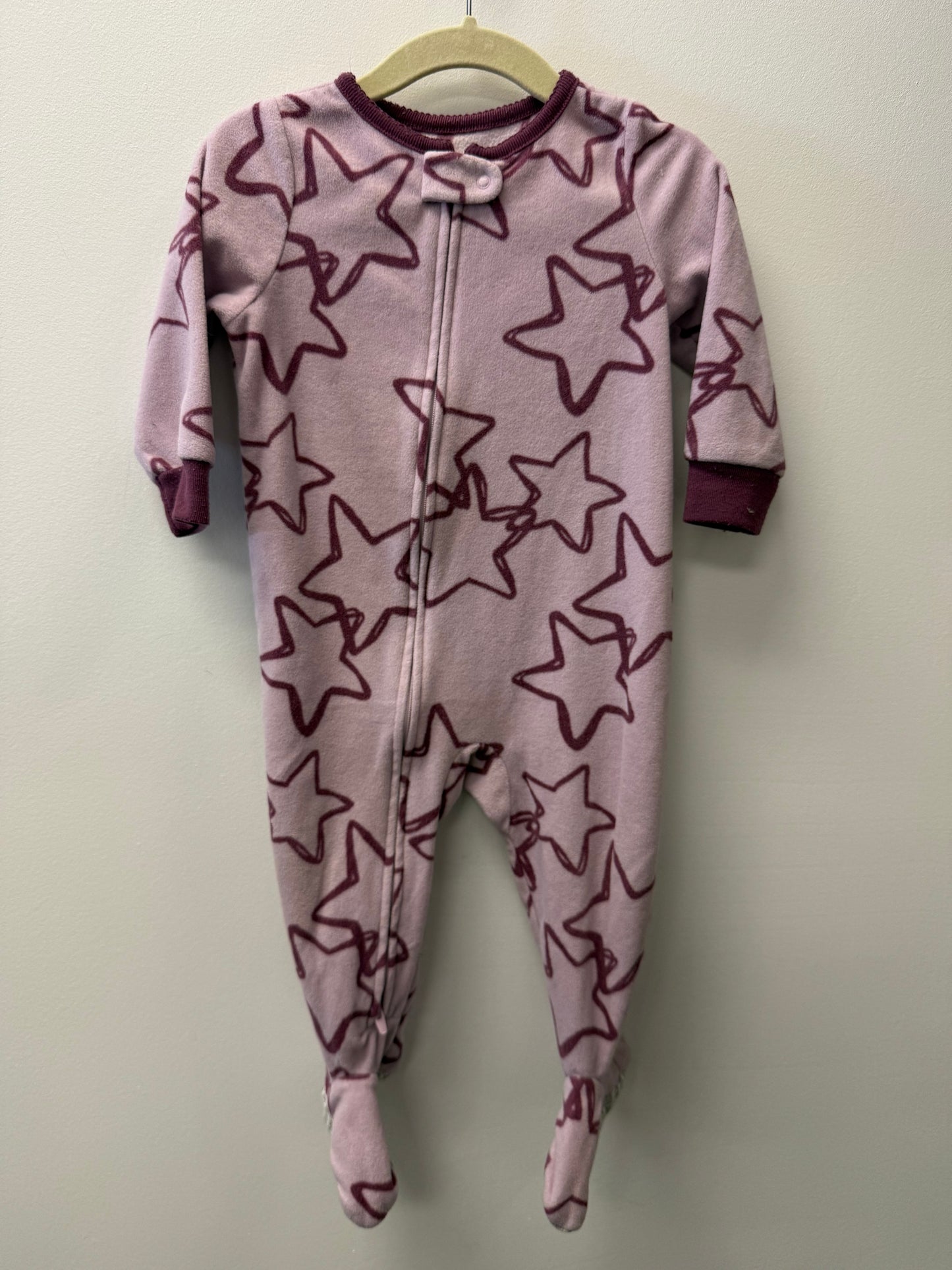 CARTERS FLEECE STAR SLEEPER SIZE 12M