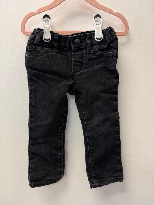 CHILDRENS PLACE GIRLS BLACK JEANS SIZE 2T