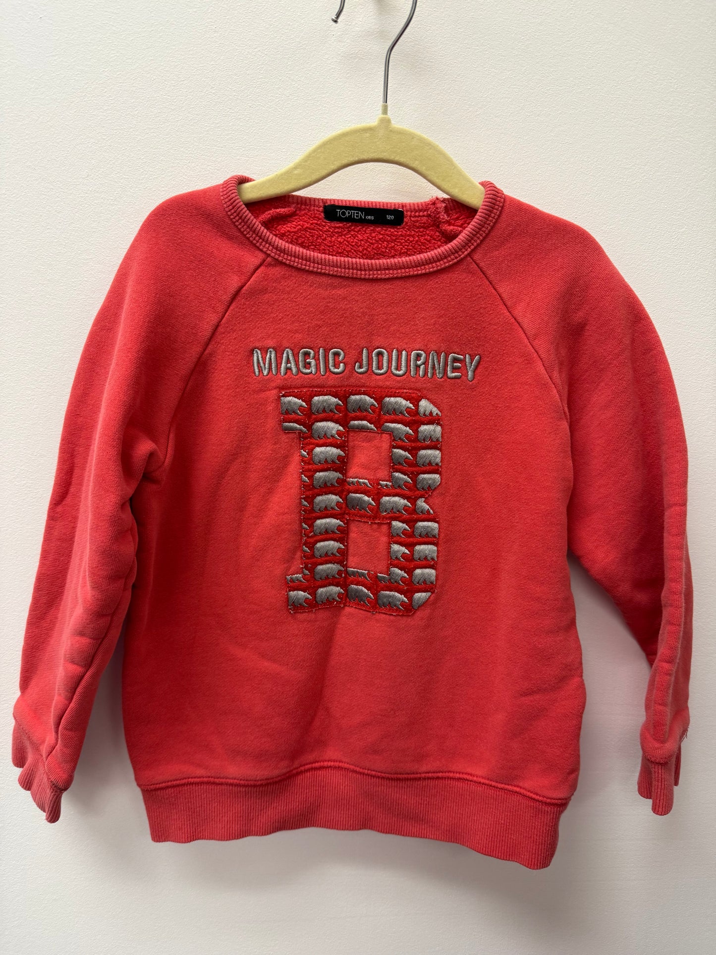 TOP TEN RED CREW SIZE 5-6T