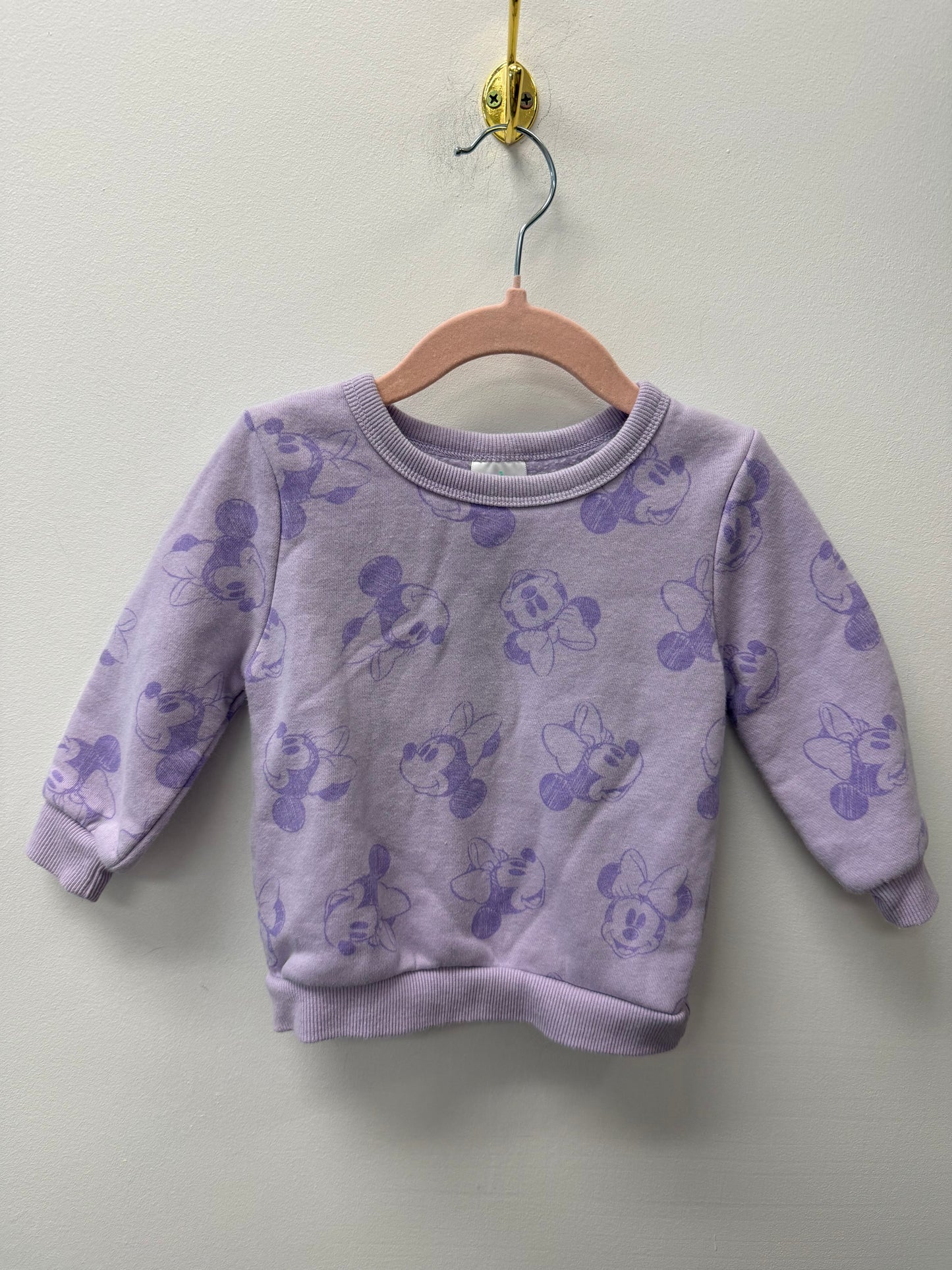 DISNEY MINNIE MOUSE CREW SIZE 18M