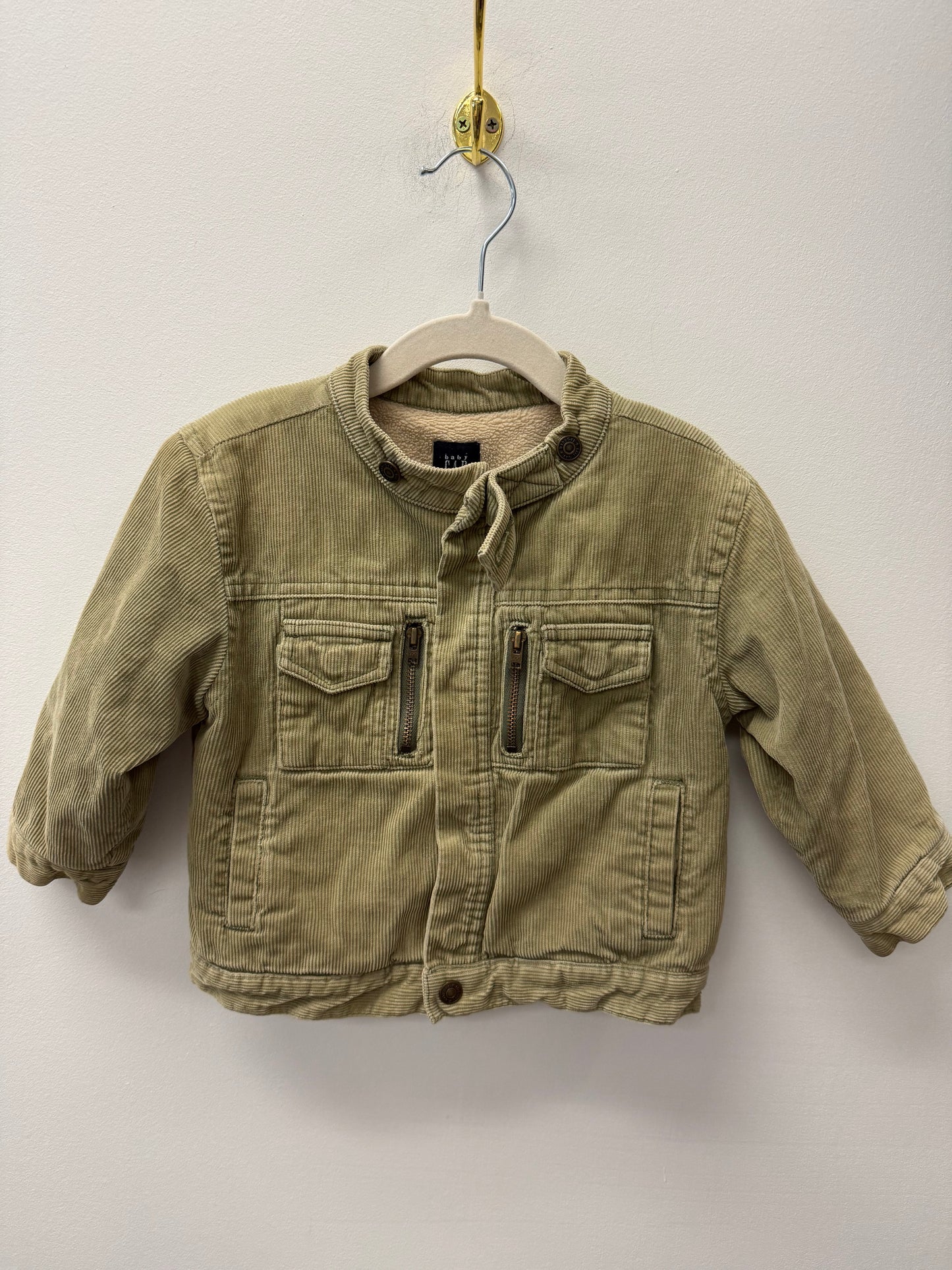 BABY GAP LINED COURDAROY COAT SIZE 2T