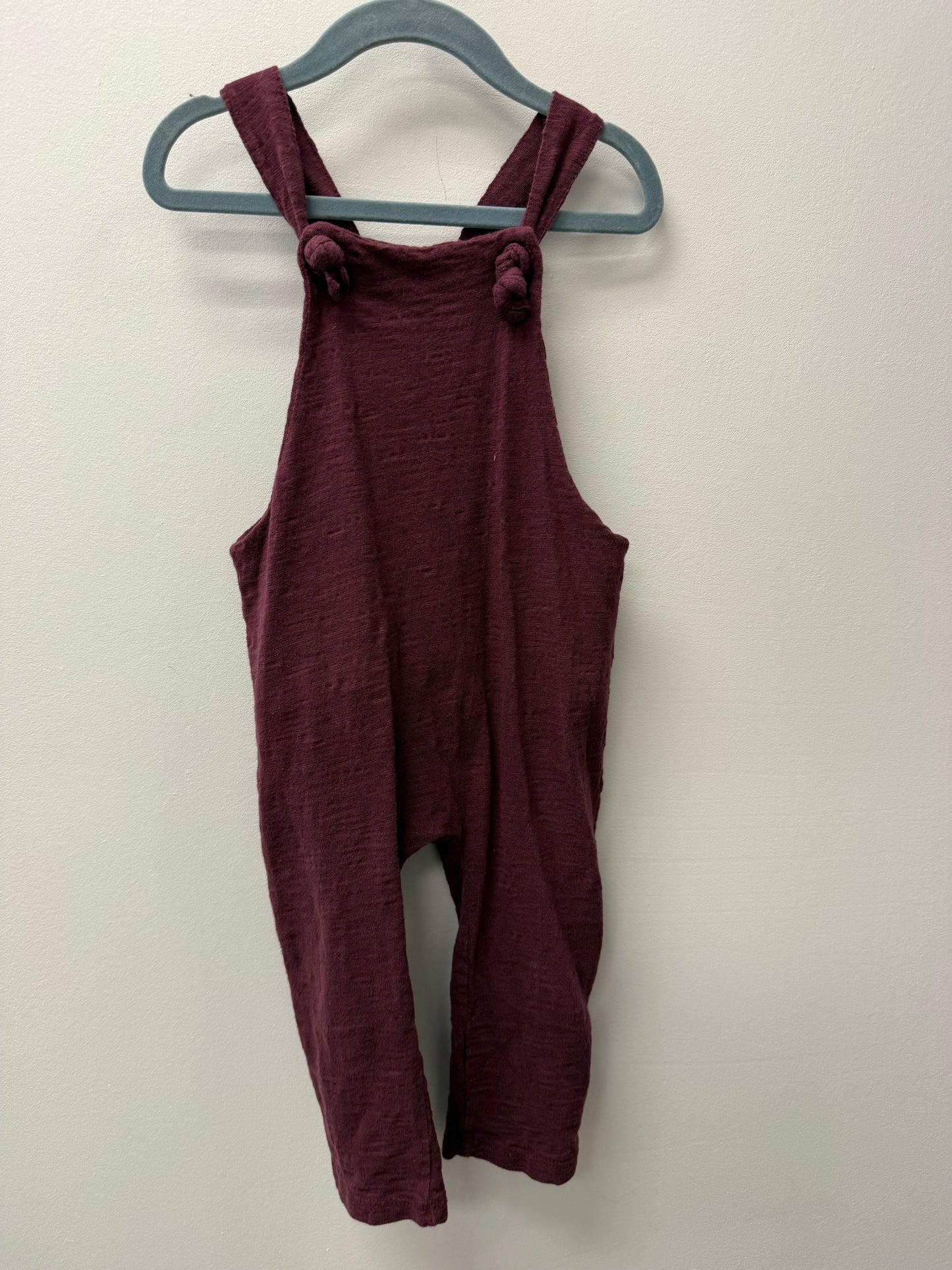 CHILDHOODS CLOTHING BURGUNDY ROMPER SIZE 18-24M