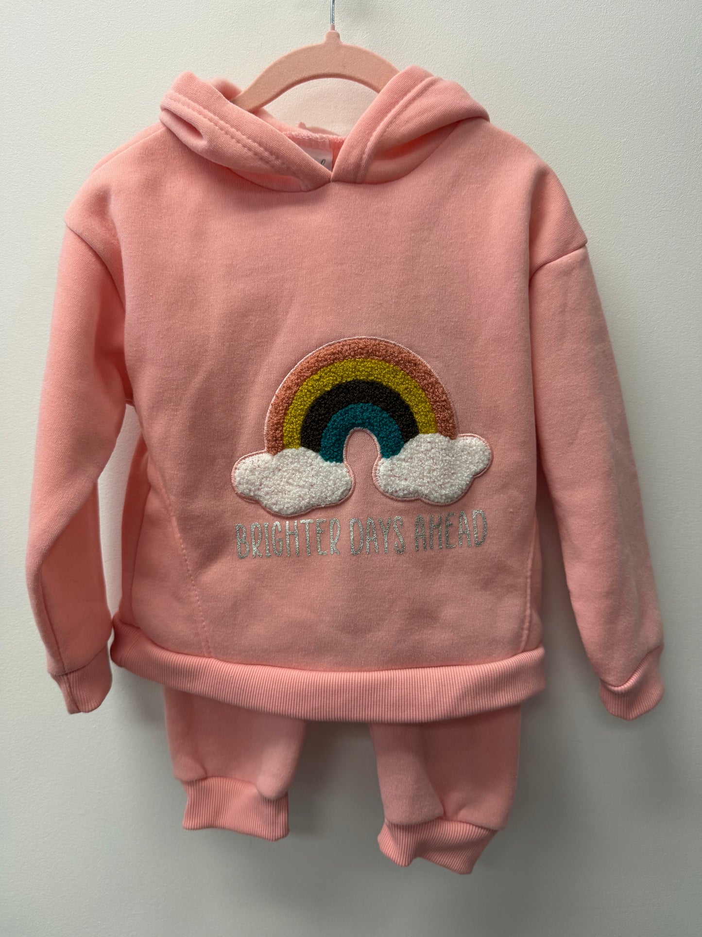 REAL LOVE RAINBOW TRACKSUIT SIZE 4T