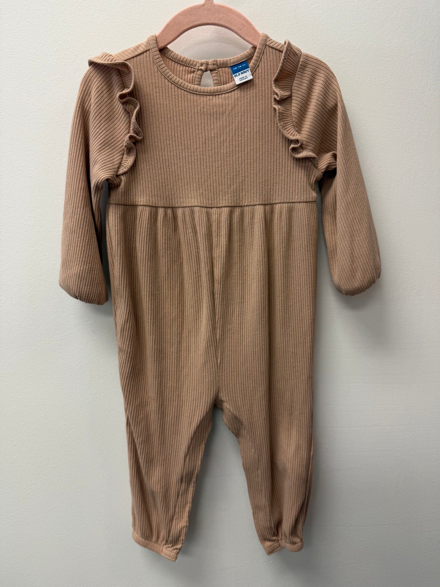 OLD NAVY BROWN JUMPSUIT SIZE 12-18M