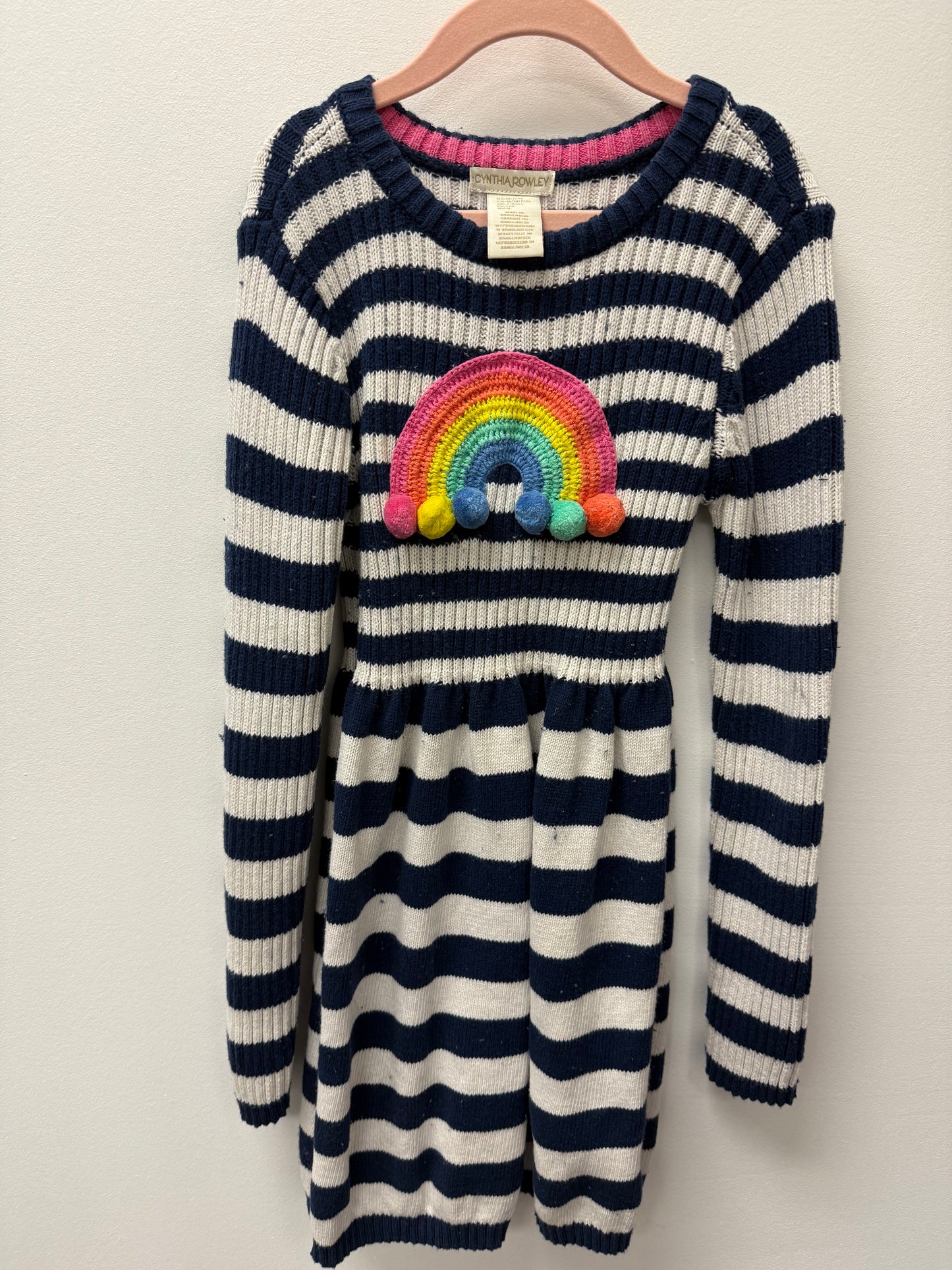 CYNTHIA ROWLEY KNITTED DRESS SIZE 7-8
