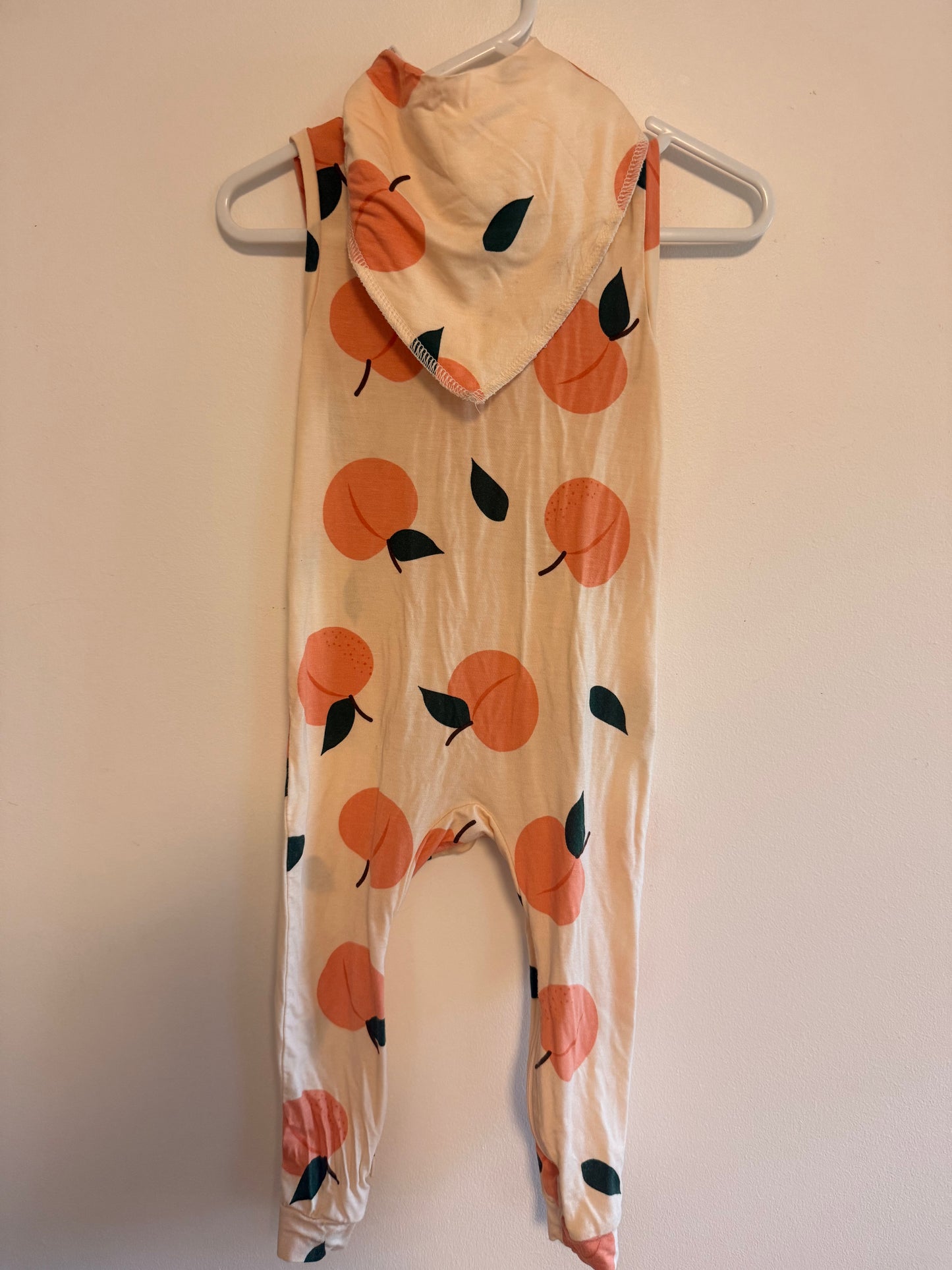 NEAR NEW ZIPPYJAMZ ROMPER & BIB SIZE 12-18M