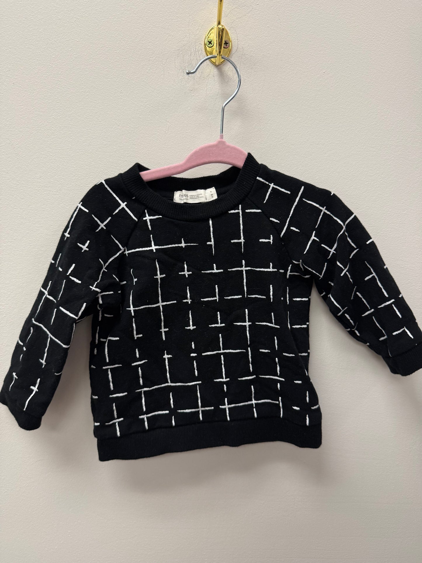 MILES THE LABEL CREW SIZE 6M