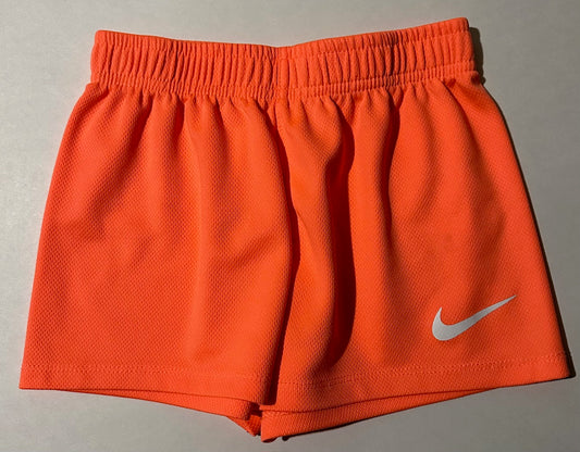 *Play* Nike, Bright Orange Shorts - Size 6-7Y