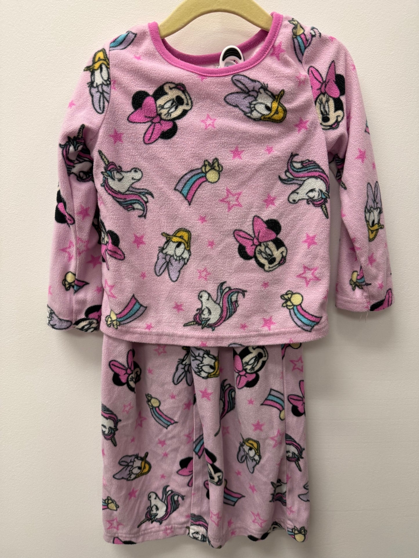 DISNEY FLEECE MINNIE & DAISY PJ'S SIZE 3T