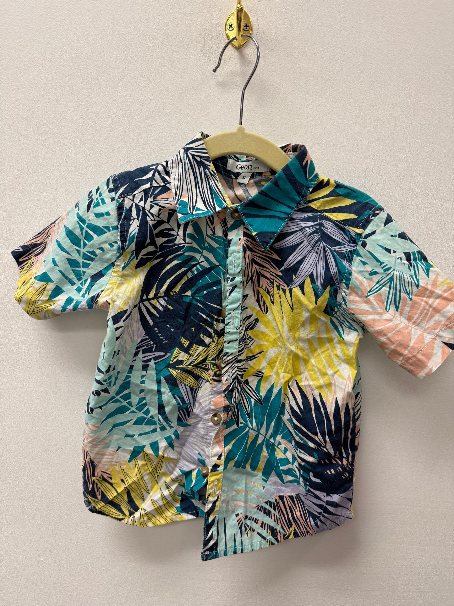 GEORGE BUTTON UP SIZE 3T