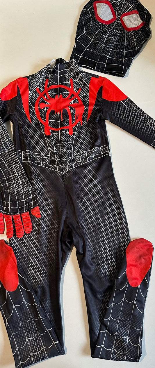 Unknown Brand, Black Spiderman Costume - Size 5-6