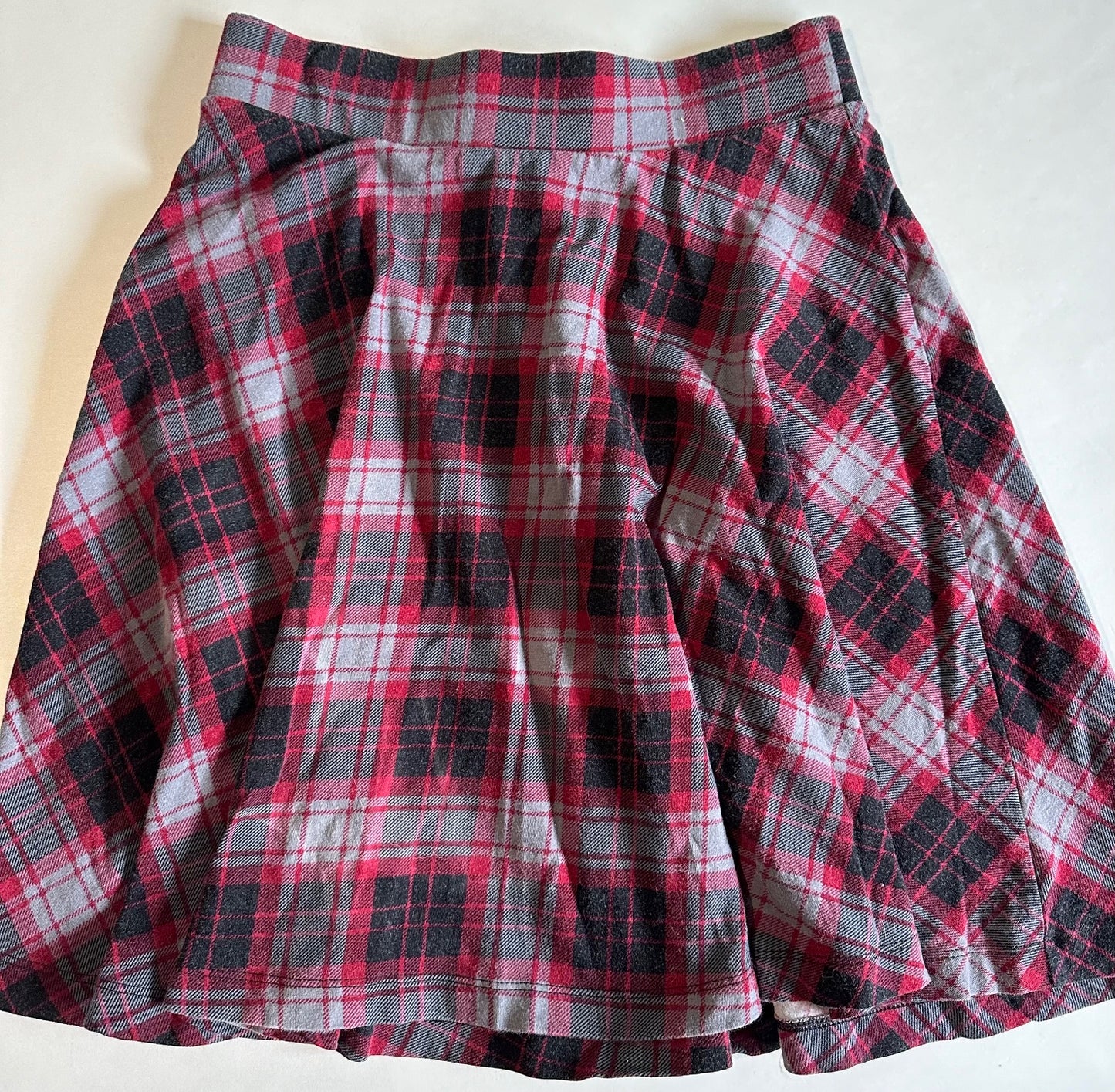 G:21, Pink Plaid Skirt - Size 10-12