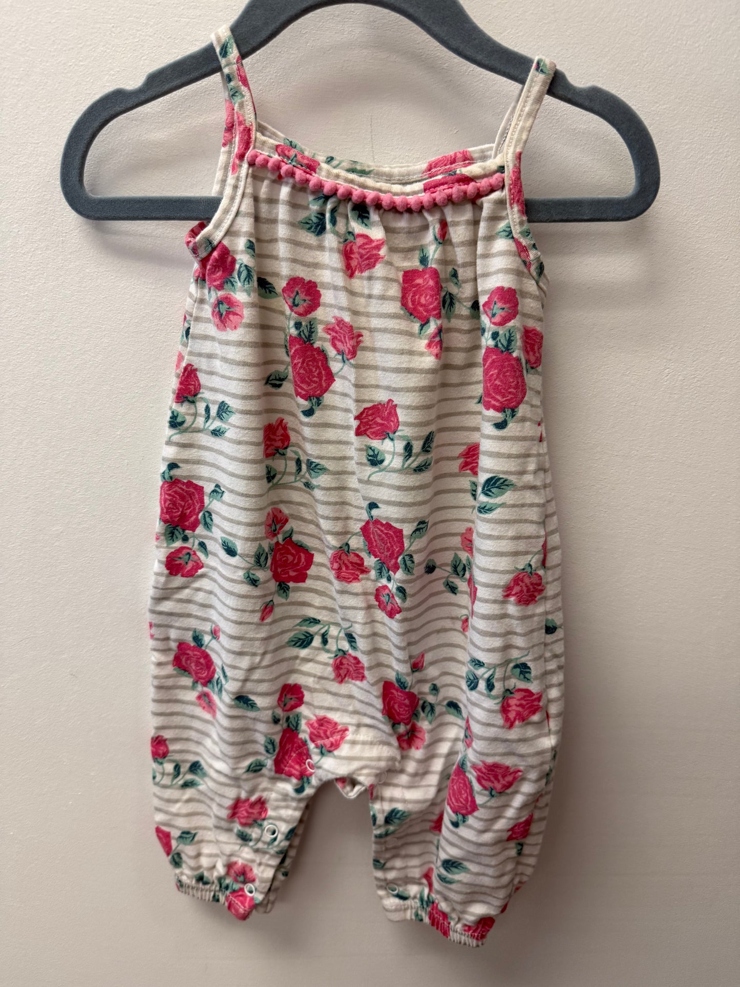 PL BABY ROSE ROMPER SIZE 6M