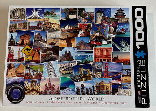 Eurographics, 1000-Piece Globetrotter World Puzzle