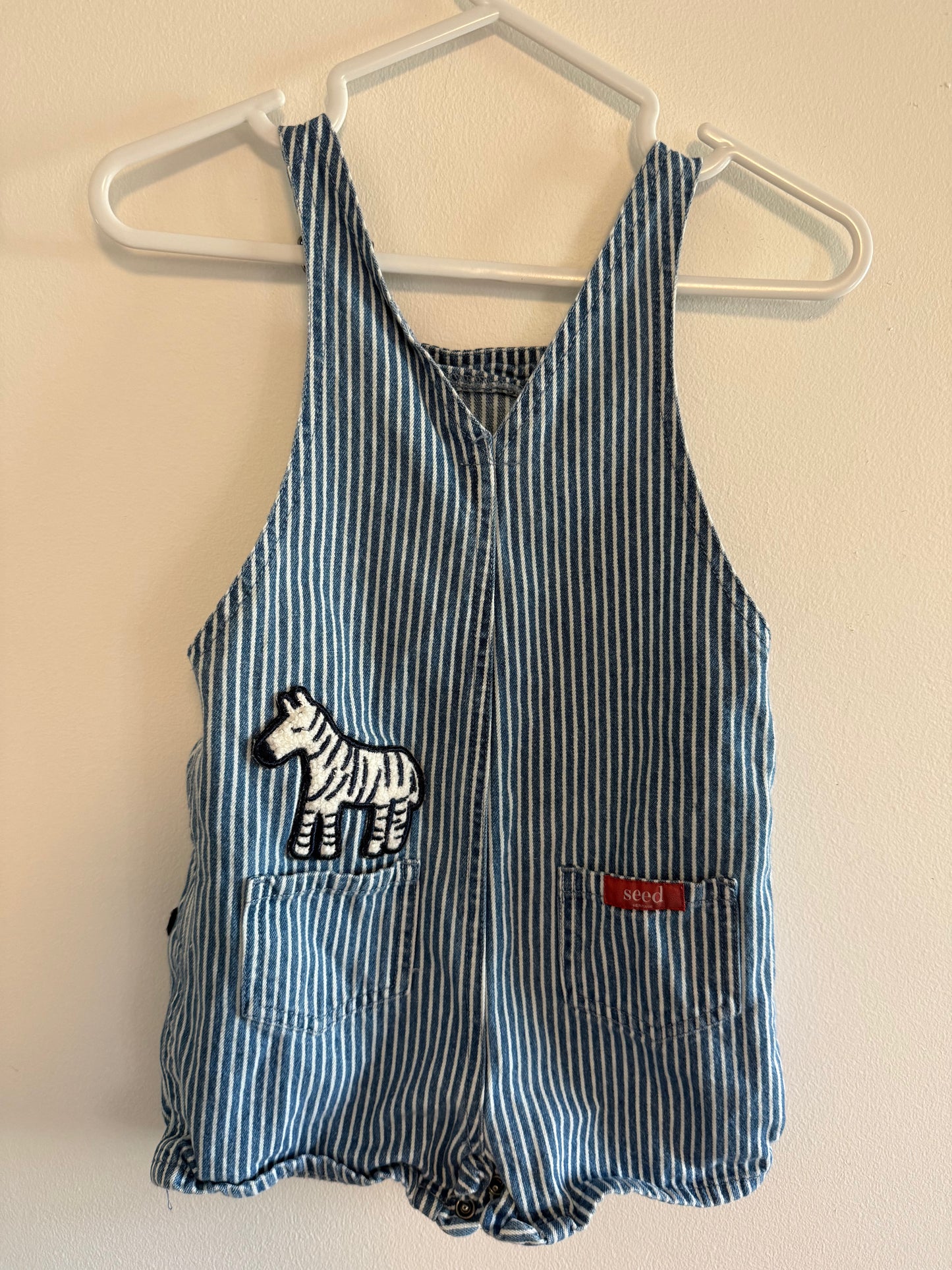 SEED HERITAGE OVERALLS SIZE 6-12M