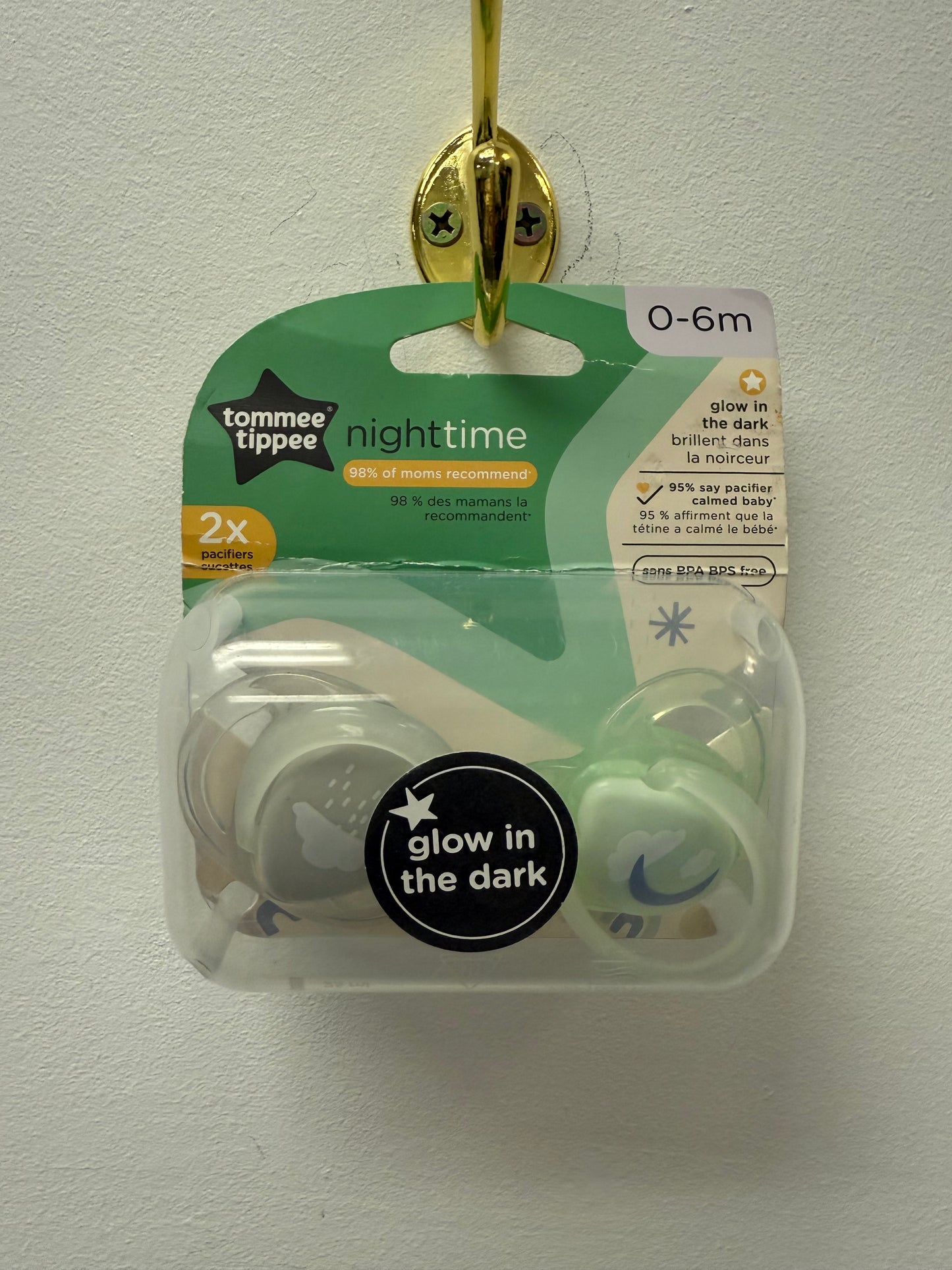 NEW TOMMEE TIPPEE SOOTHERS 0-6M