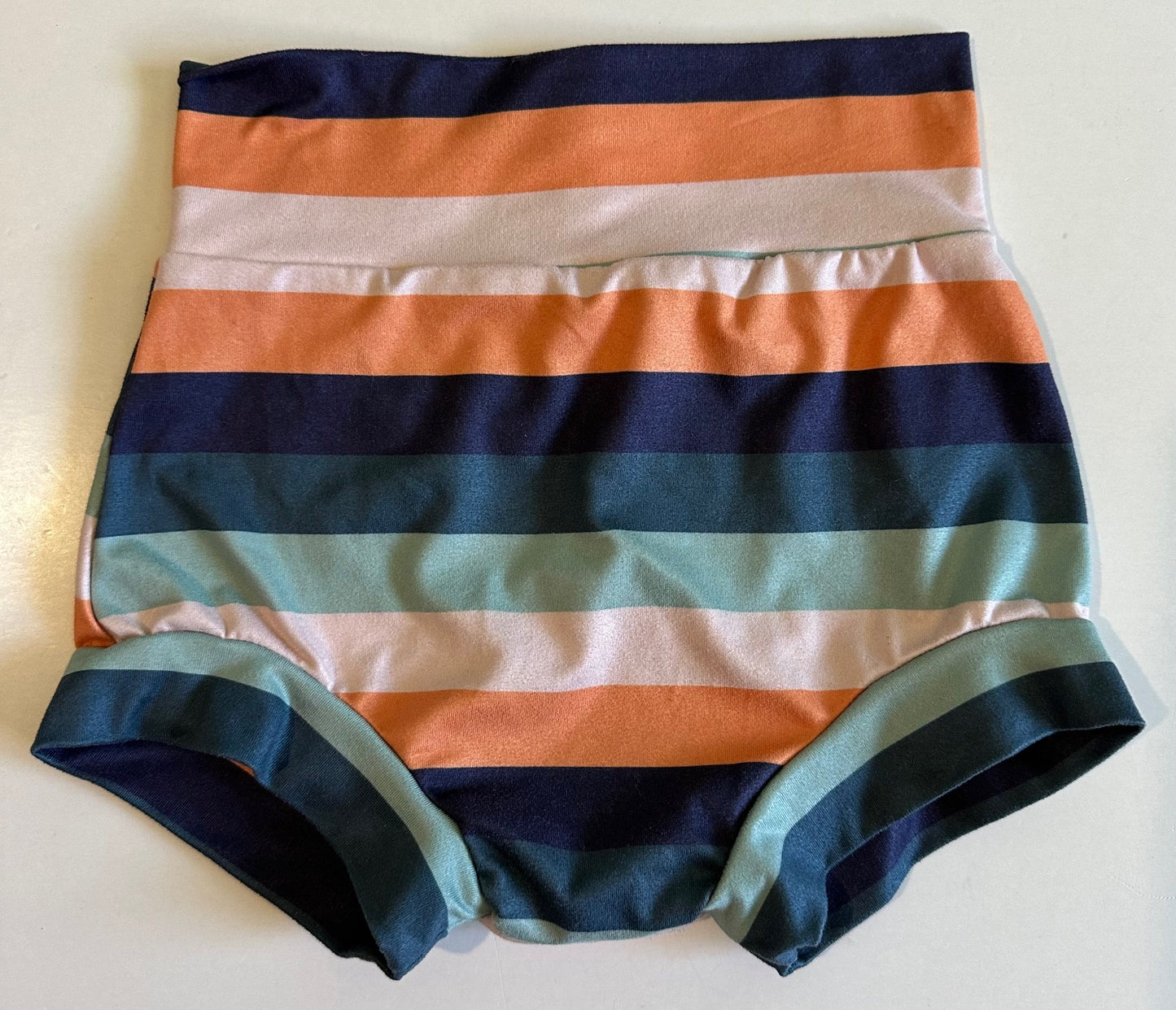 Reese Cheeks, Striped Shorties - 18-24 Months