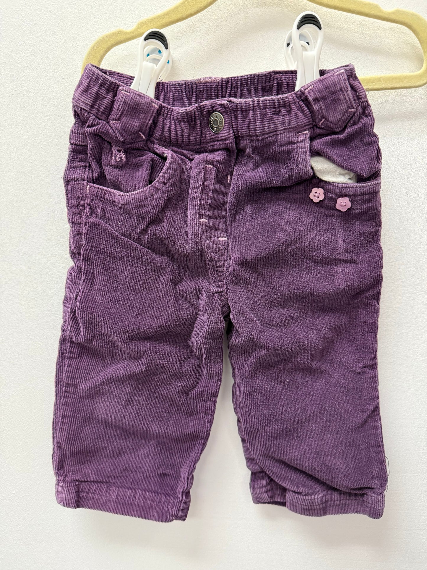 PLEASE MUM PURPLE JEANS SIZE 12M
