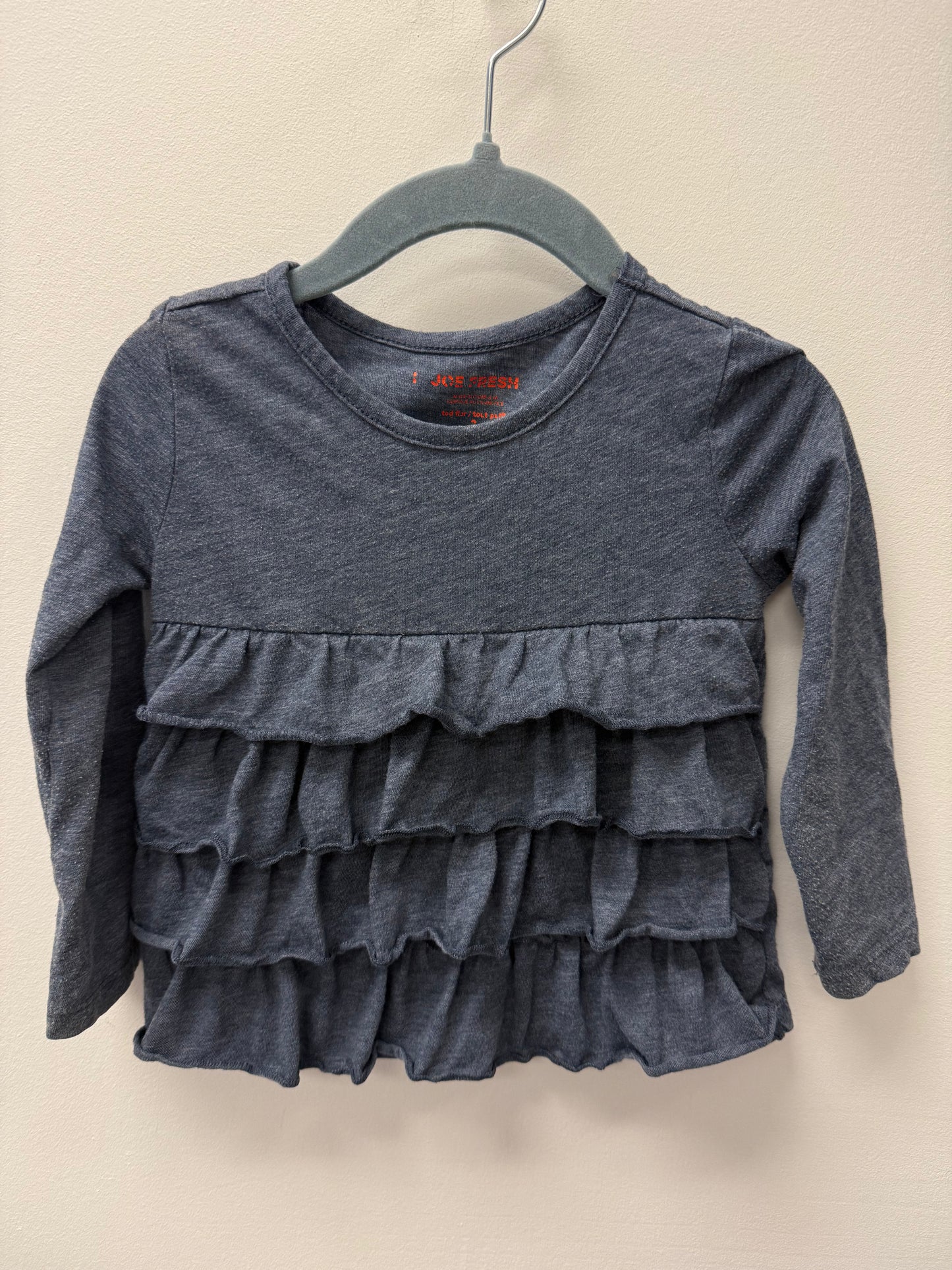 JOE FRESH FRILLY SHIRT SIZE 2T