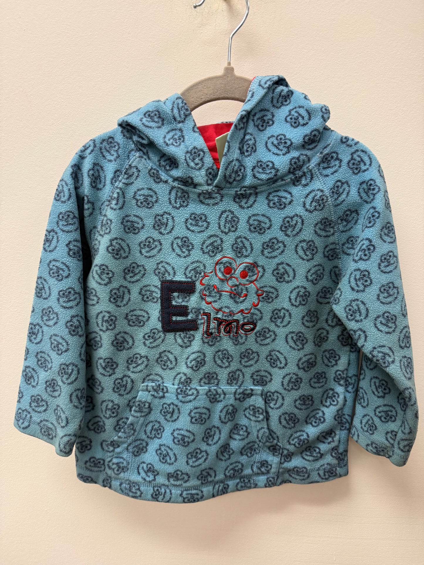 ELMO FLEECE HOODIE SIZE 18-24M