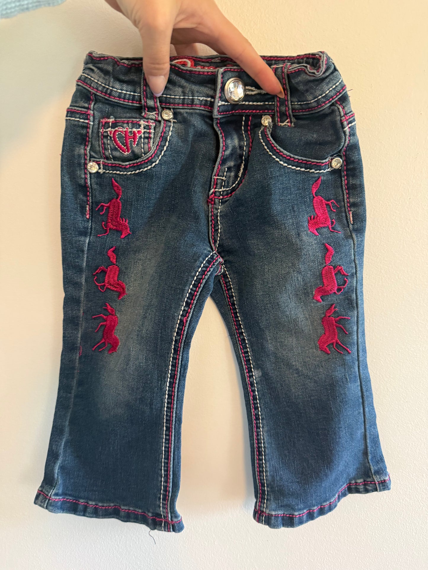 COWGIRL HARDWARE JEANS SIZE 12-18M