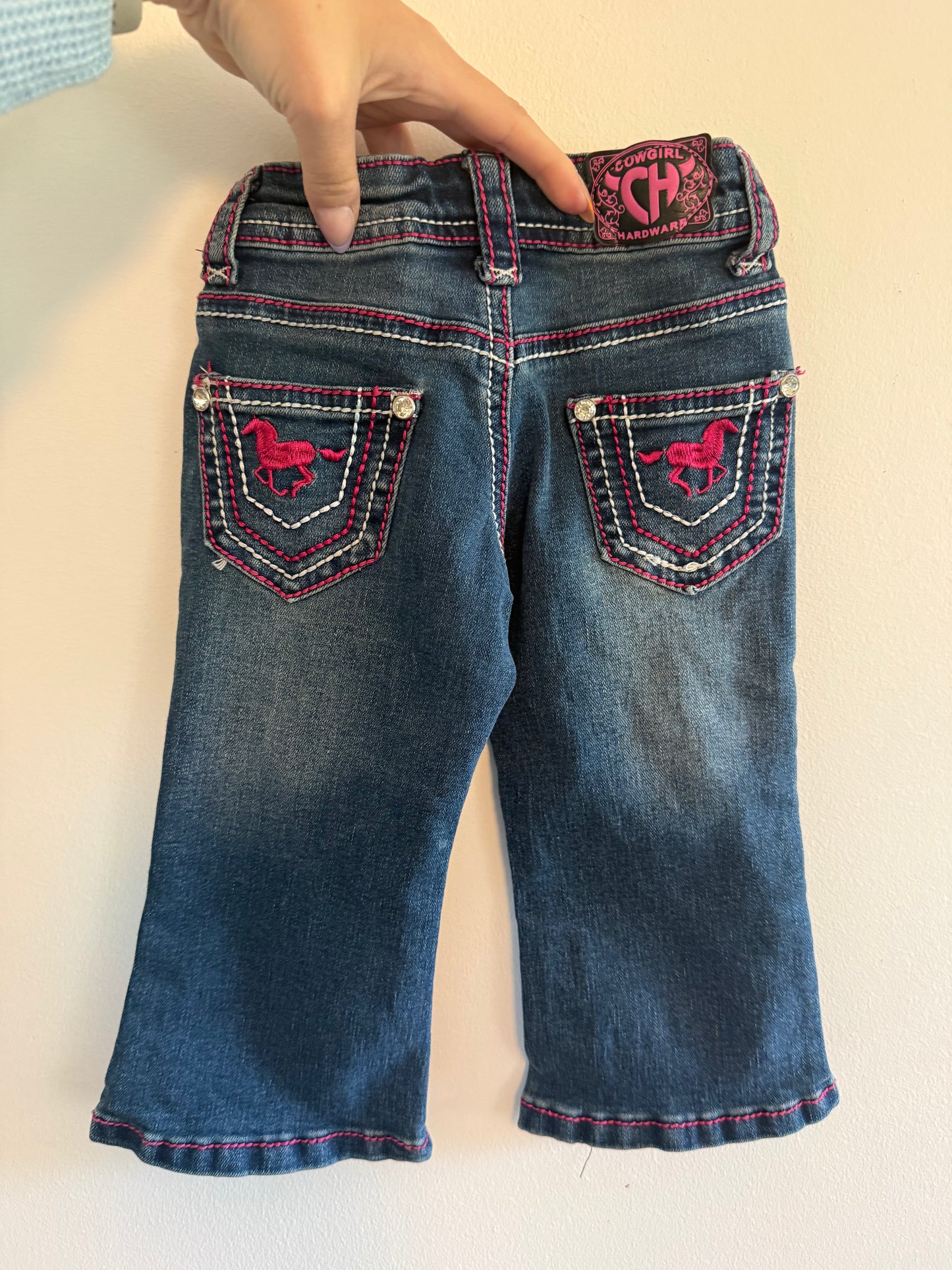 COWGIRL HARDWARE JEANS SIZE 12-18M