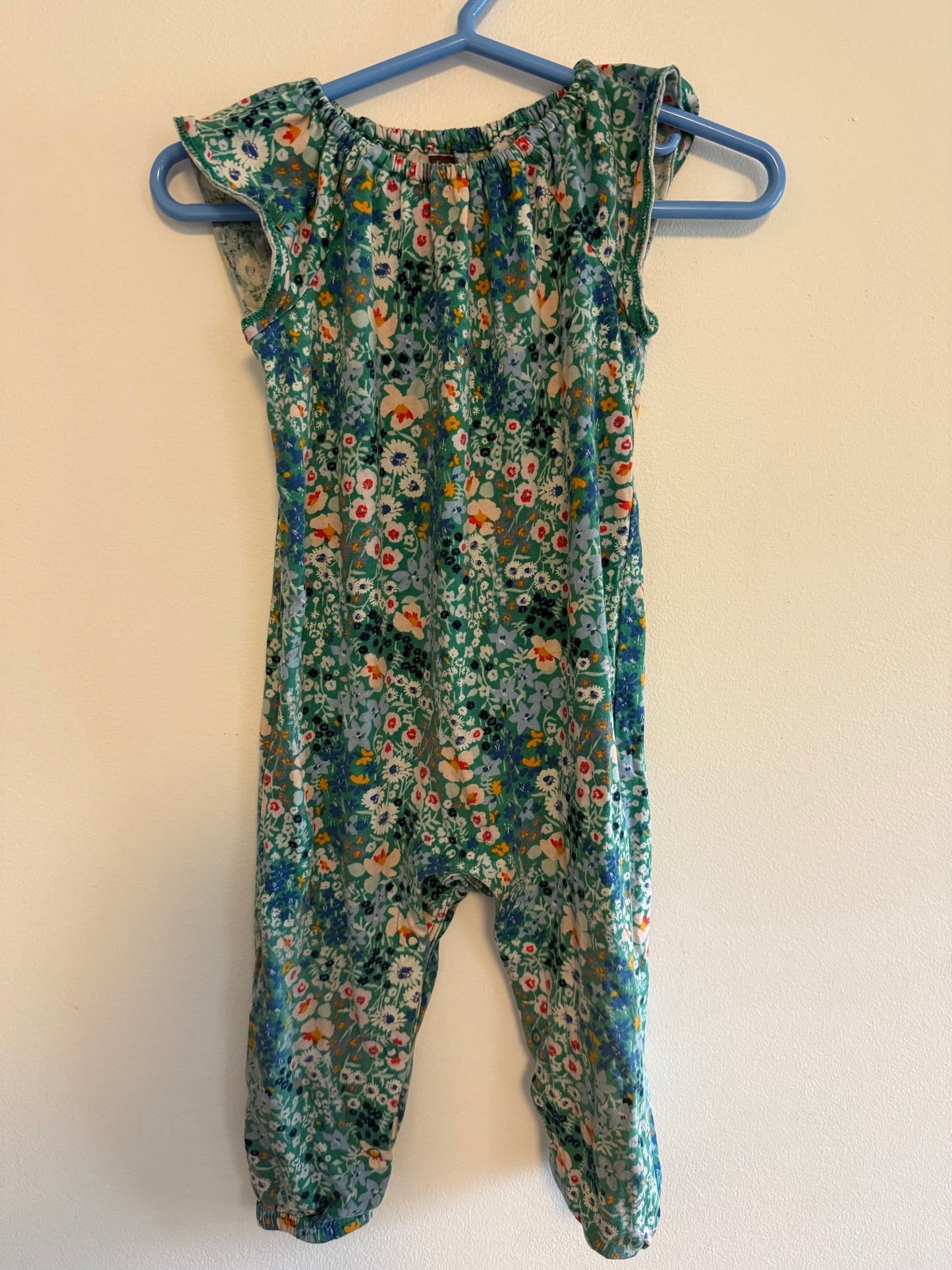 TEA FLORAL JUMPSUIT SIZE 12-18M